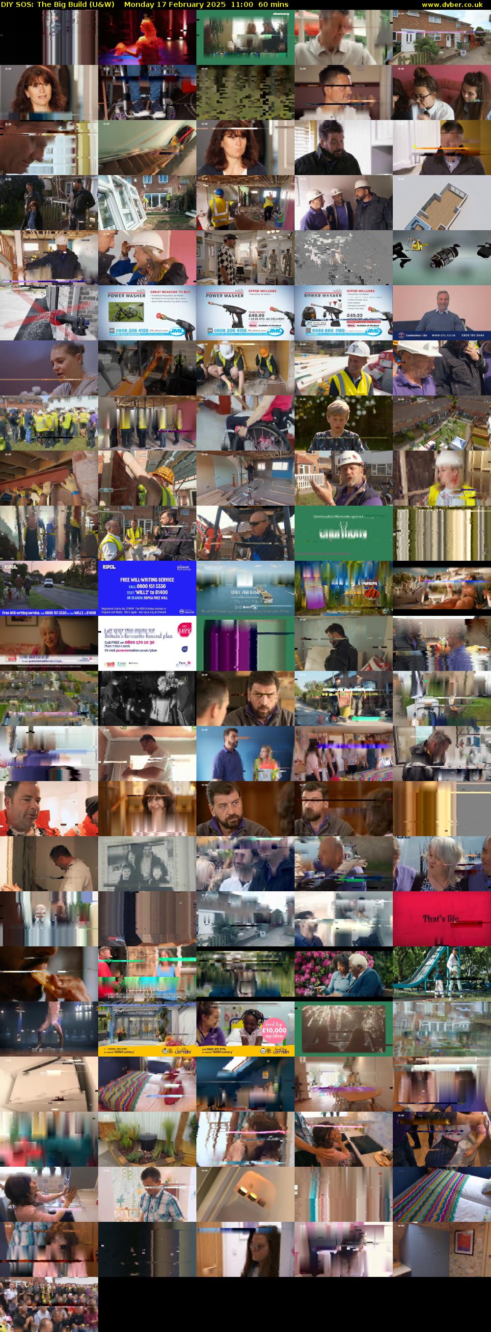 DIY SOS: The Big Build (U&W) Monday 17 February 2025 11:00 - 12:00