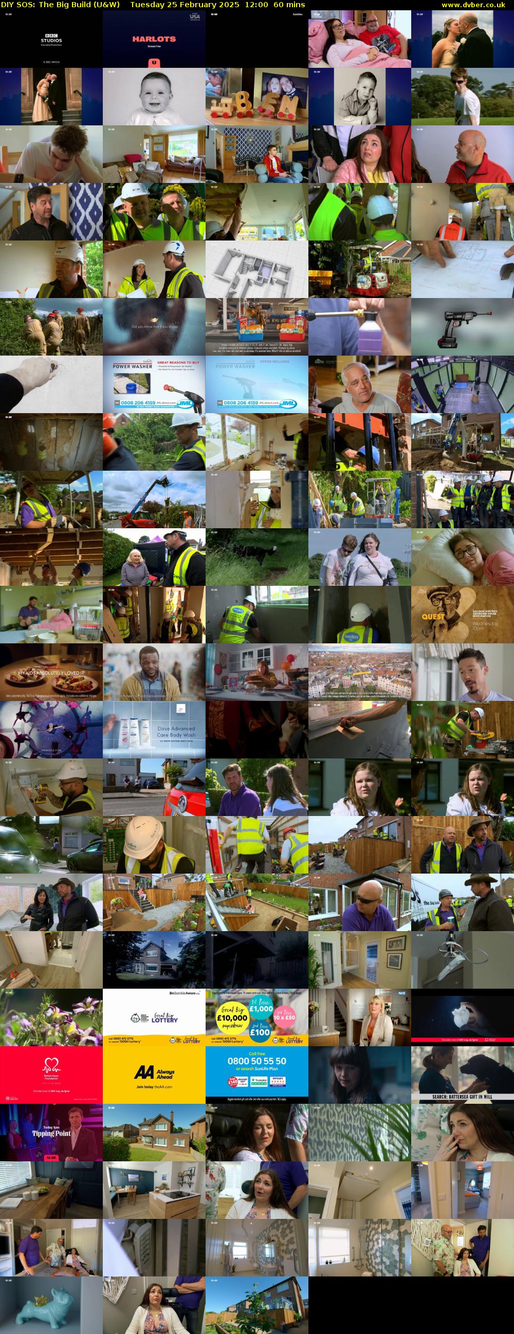 DIY SOS: The Big Build (U&W) Tuesday 25 February 2025 12:00 - 13:00