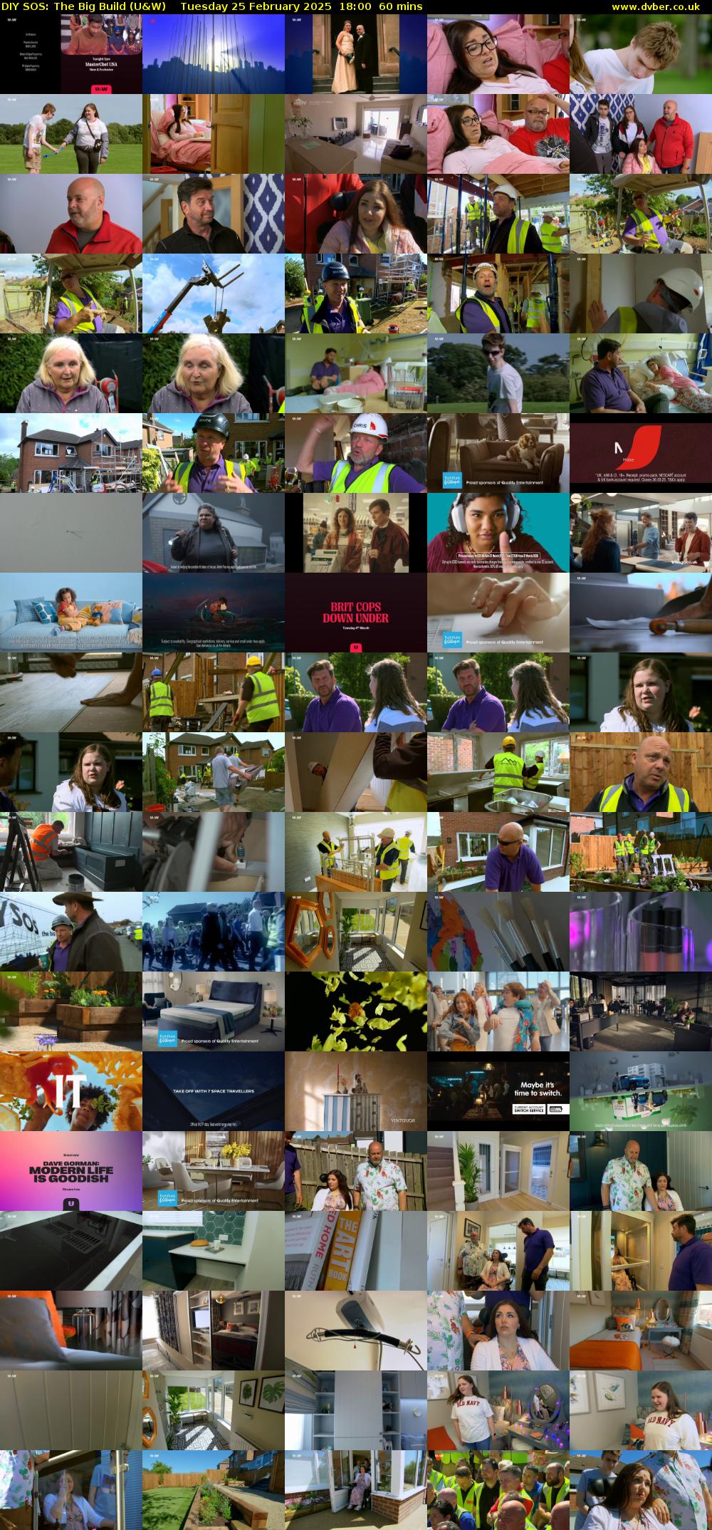DIY SOS: The Big Build (U&W) Tuesday 25 February 2025 18:00 - 19:00
