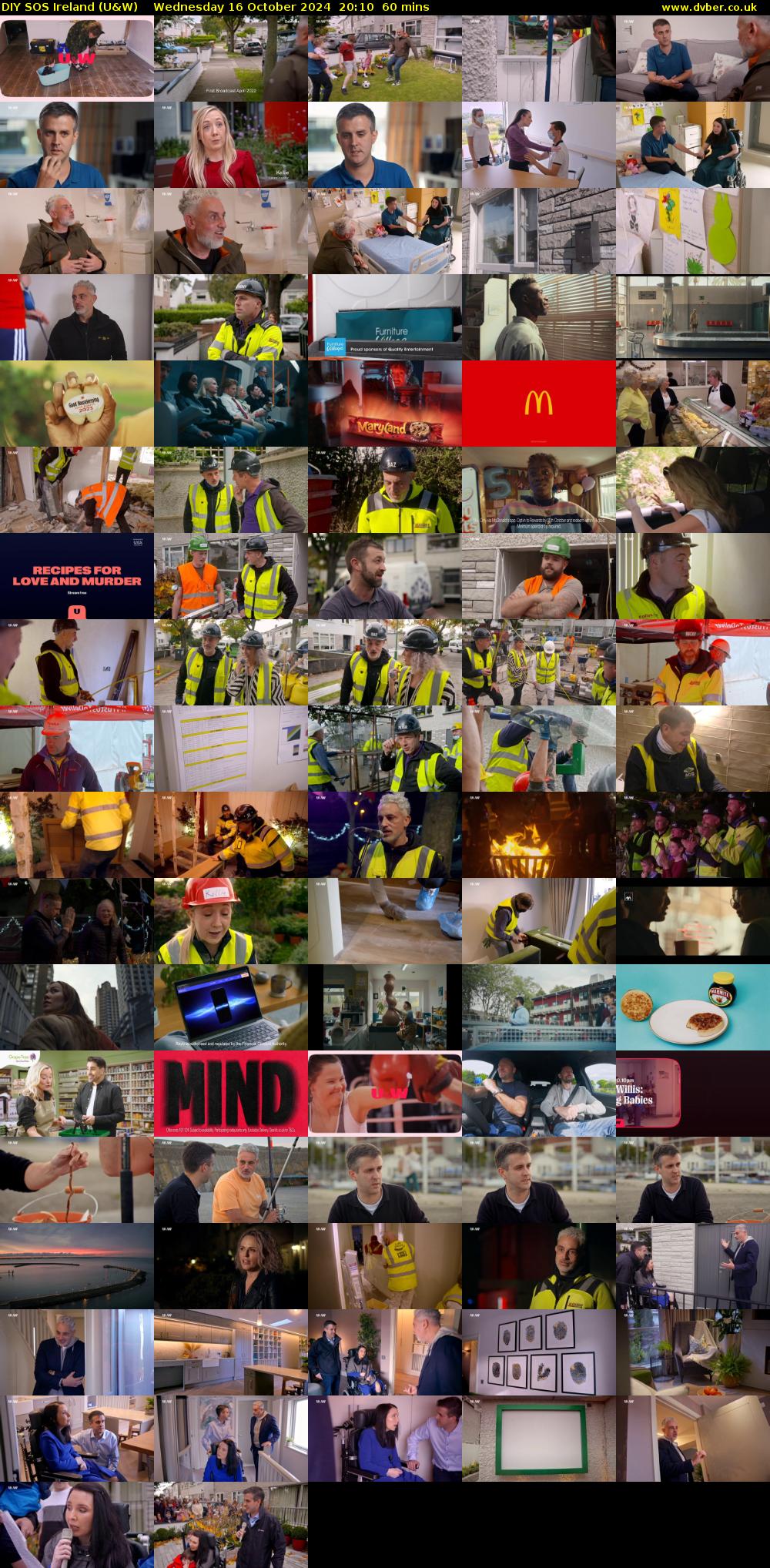DIY SOS Ireland (U&W) Wednesday 16 October 2024 20:10 - 21:10