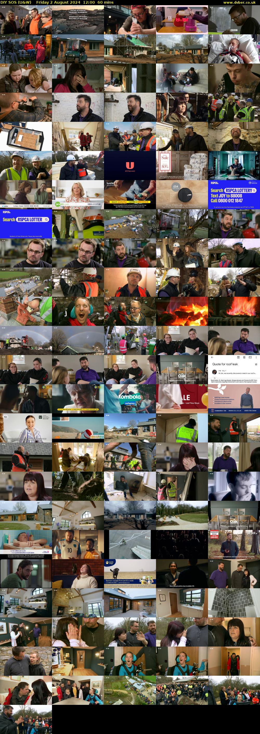 DIY SOS (U&W) Friday 2 August 2024 12:00 - 13:00
