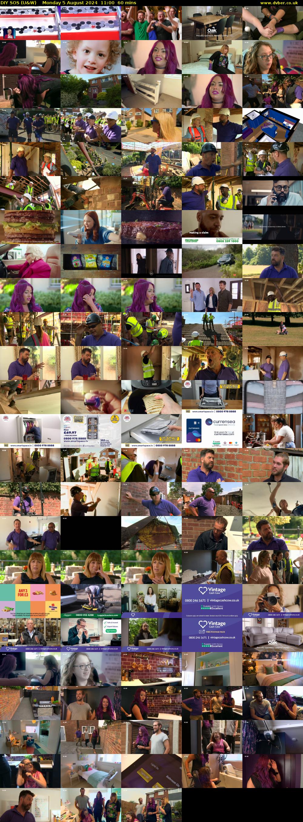DIY SOS (U&W) Monday 5 August 2024 11:00 - 12:00