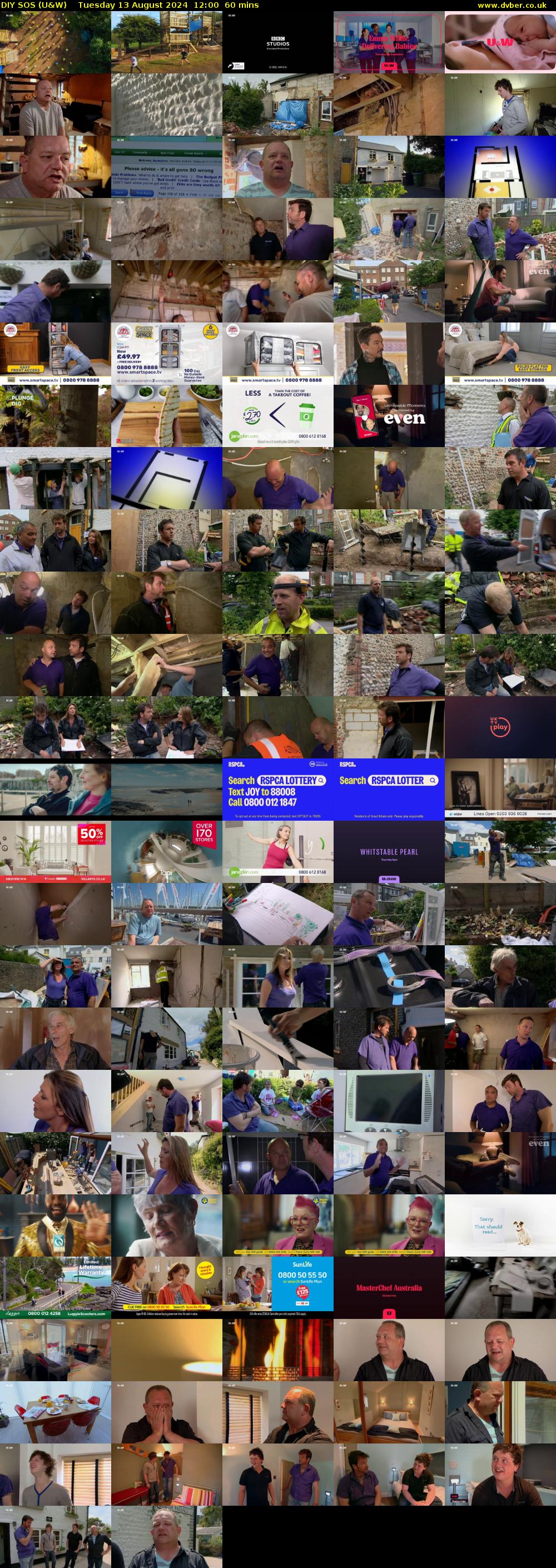 DIY SOS (U&W) Tuesday 13 August 2024 12:00 - 13:00