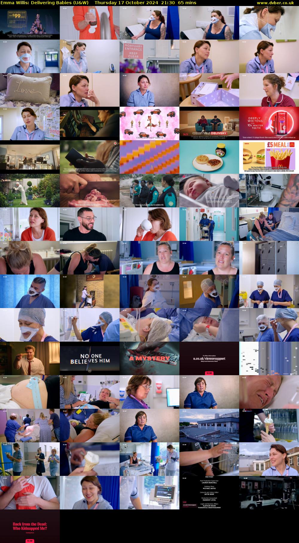 Emma Willis: Delivering Babies (U&W) Thursday 17 October 2024 21:30 - 22:35