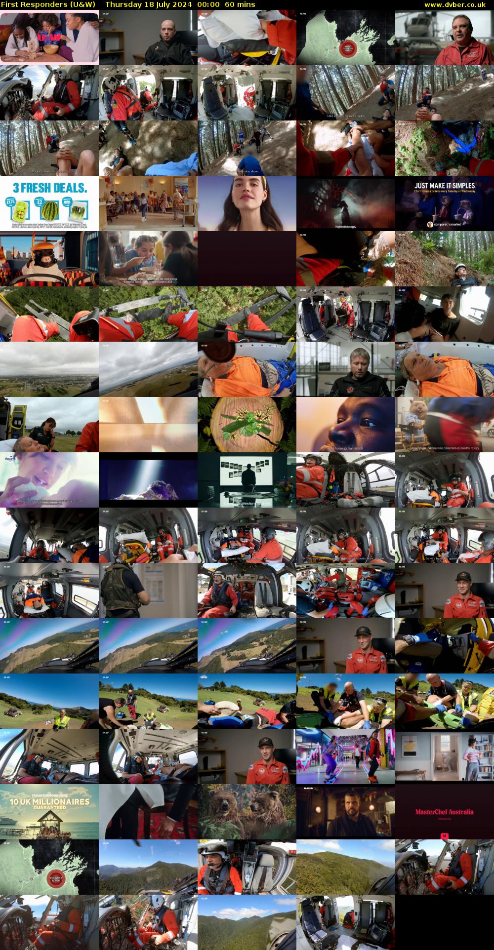 First Responders (U&W) Thursday 18 July 2024 00:00 - 01:00