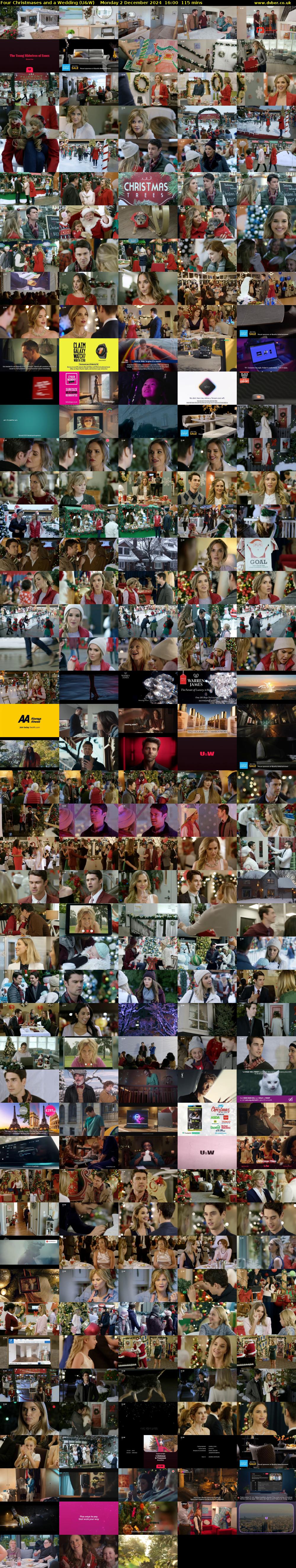 Four Christmases and a Wedding (U&W) Monday 2 December 2024 16:00 - 17:55