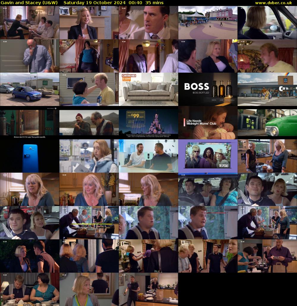 Gavin and Stacey (U&W) Saturday 19 October 2024 00:40 - 01:15