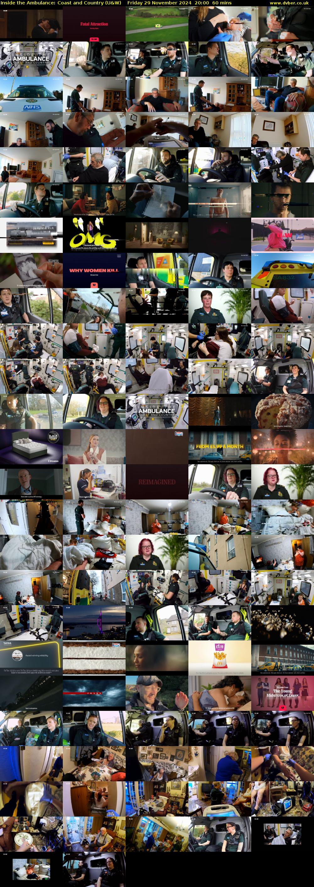 Inside the Ambulance: Coast and Country (U&W) Friday 29 November 2024 20:00 - 21:00