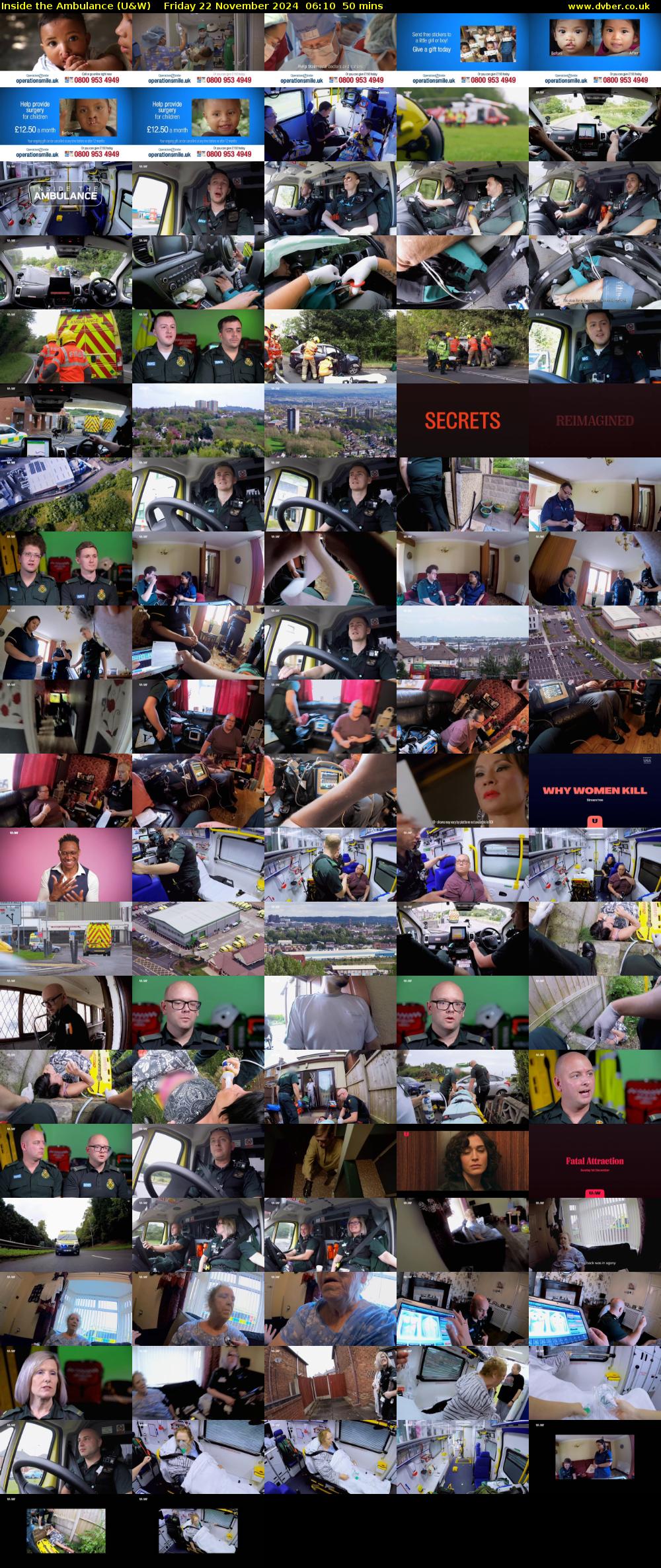 Inside the Ambulance (U&W) Friday 22 November 2024 06:10 - 07:00