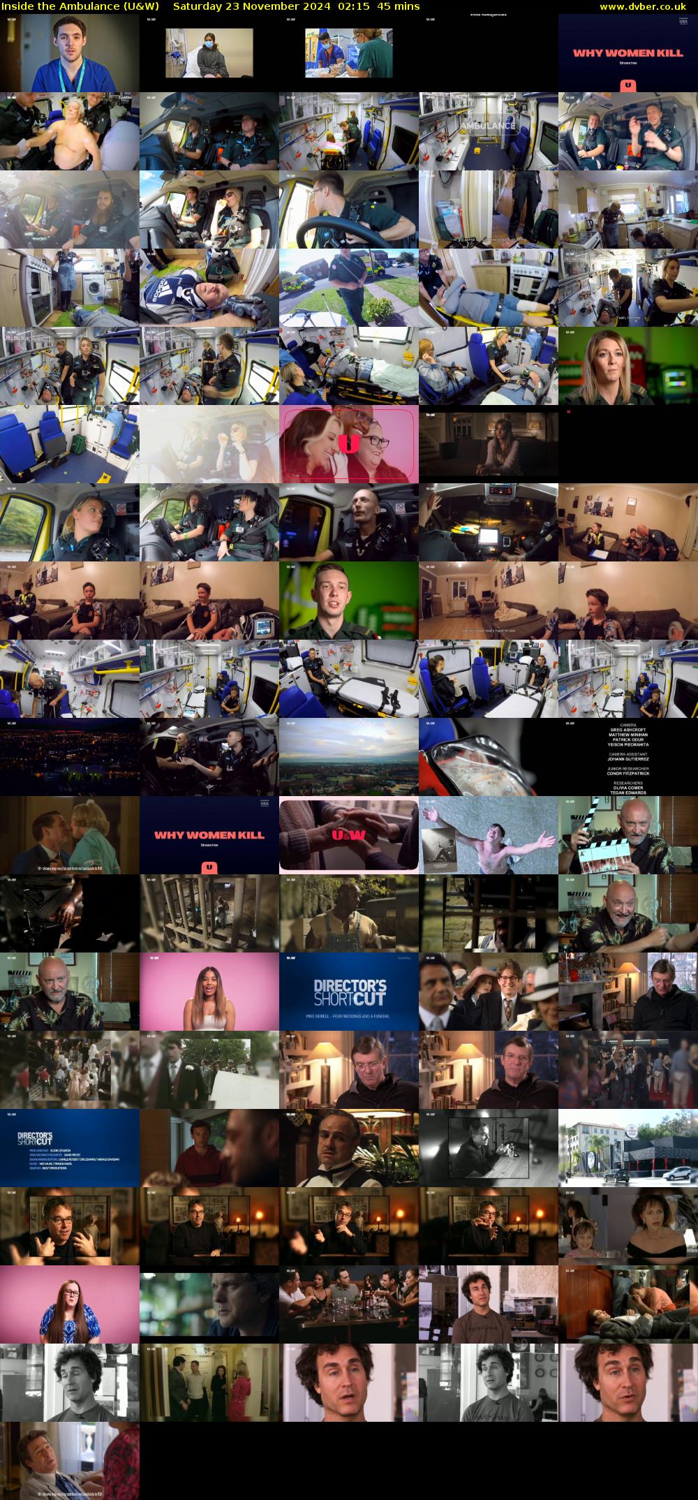 Inside the Ambulance (U&W) Saturday 23 November 2024 02:15 - 03:00