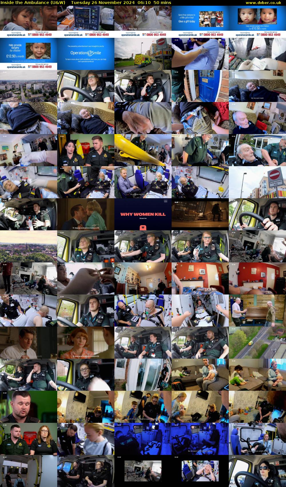 Inside the Ambulance (U&W) Tuesday 26 November 2024 06:10 - 07:00