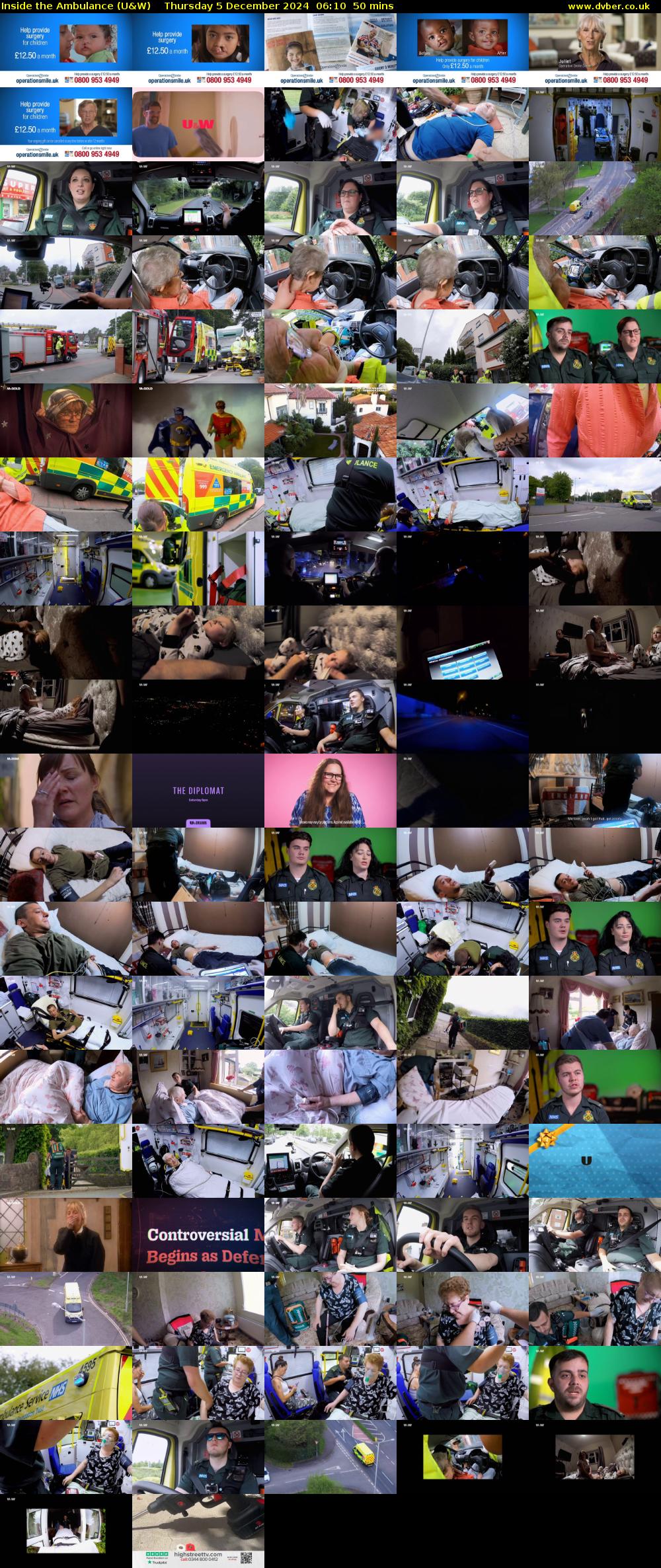 Inside the Ambulance (U&W) Thursday 5 December 2024 06:10 - 07:00