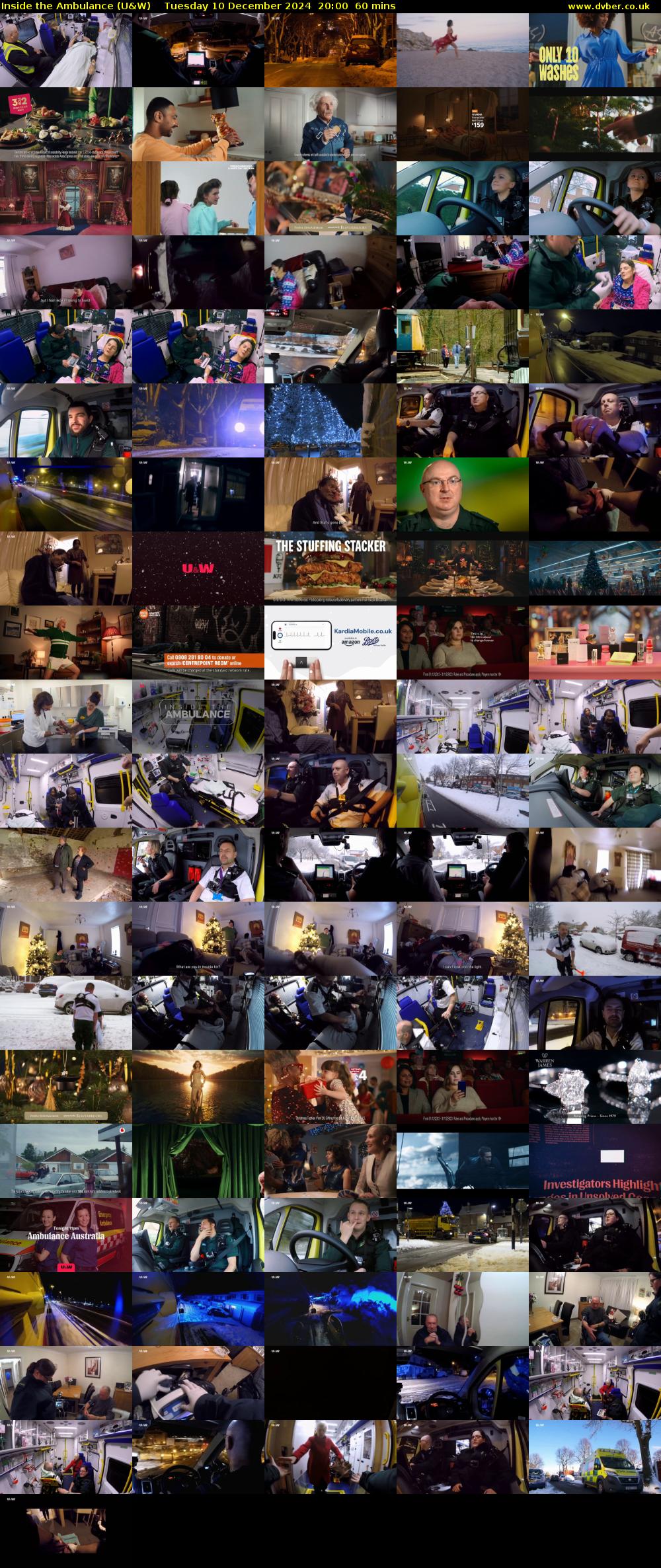 Inside the Ambulance (U&W) Tuesday 10 December 2024 20:00 - 21:00