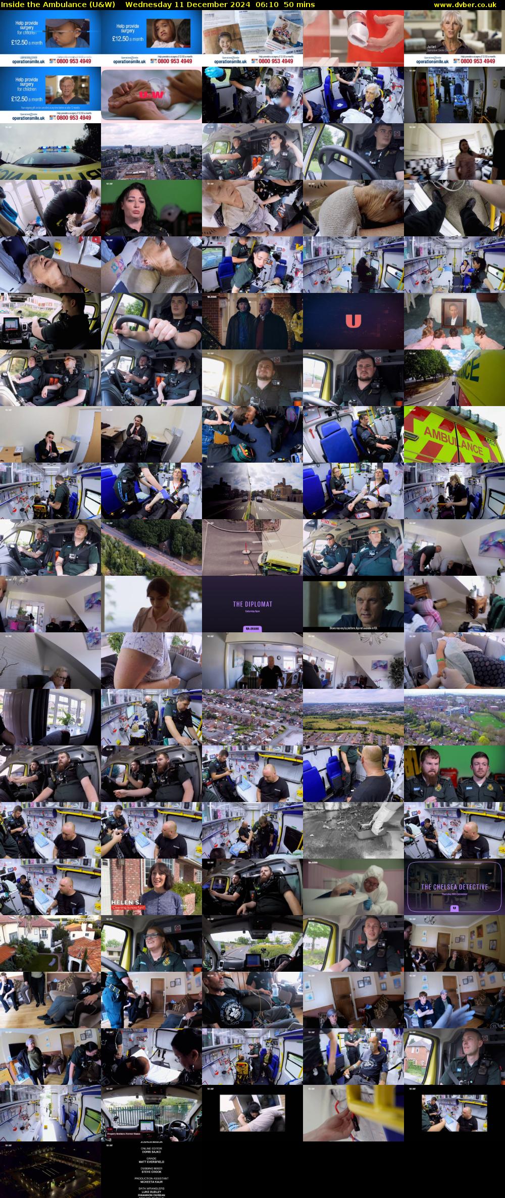 Inside the Ambulance (U&W) Wednesday 11 December 2024 06:10 - 07:00
