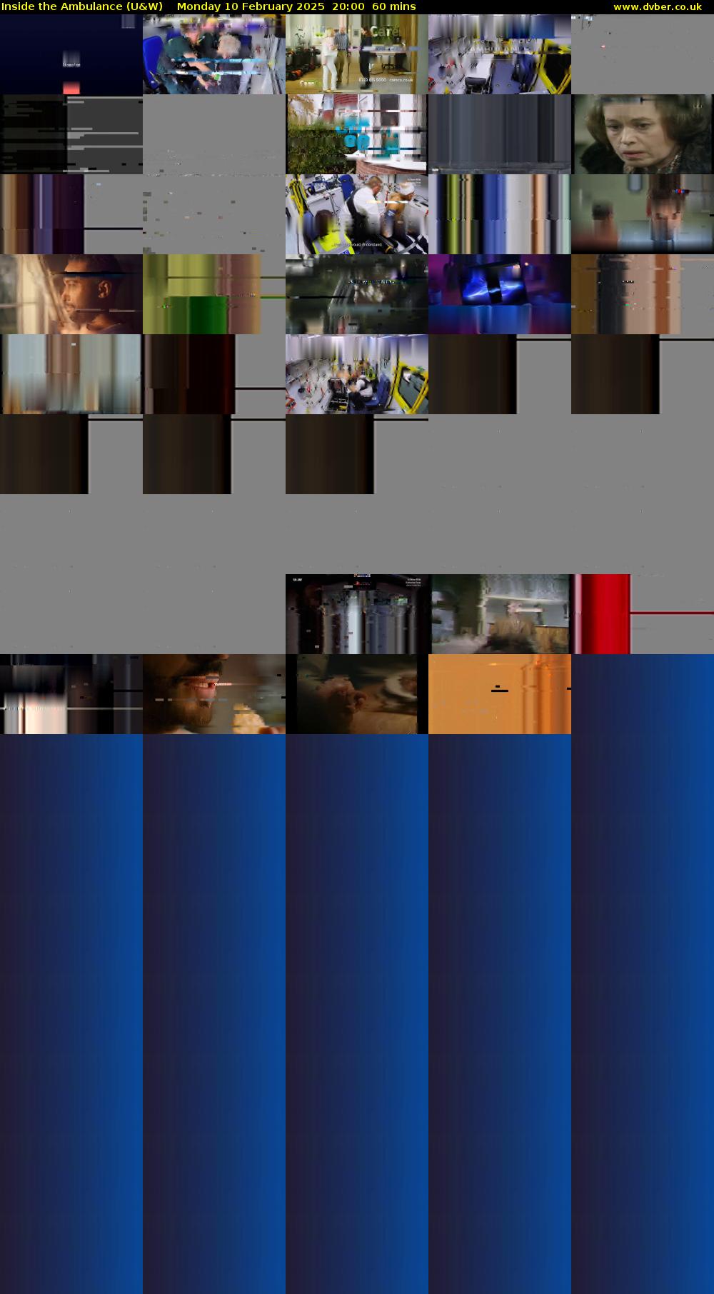Inside the Ambulance (U&W) Monday 10 February 2025 20:00 - 21:00