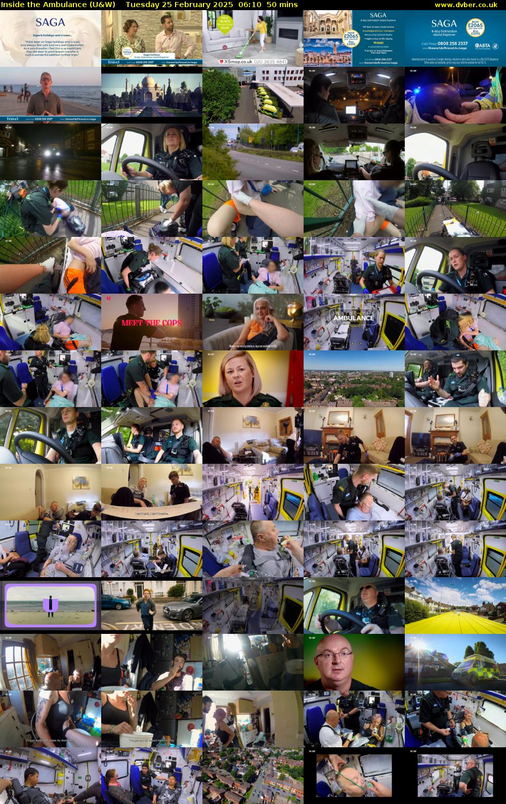 Inside the Ambulance (U&W) Tuesday 25 February 2025 06:10 - 07:00