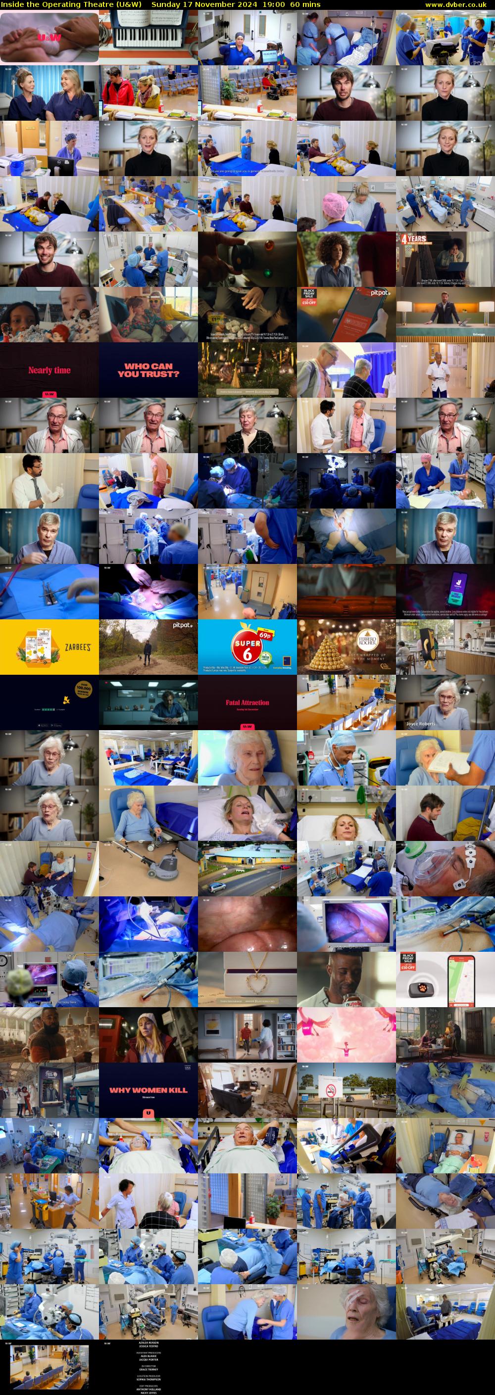 Inside the Operating Theatre (U&W) Sunday 17 November 2024 19:00 - 20:00
