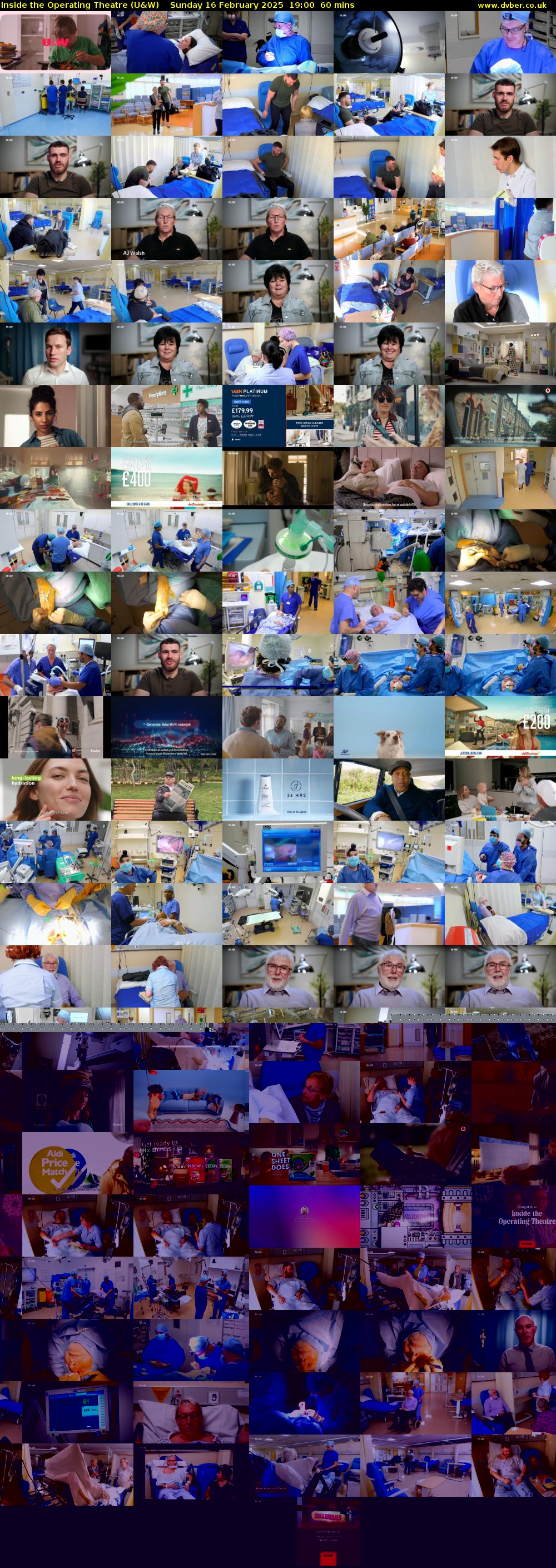 Inside the Operating Theatre (U&W) Sunday 16 February 2025 19:00 - 20:00