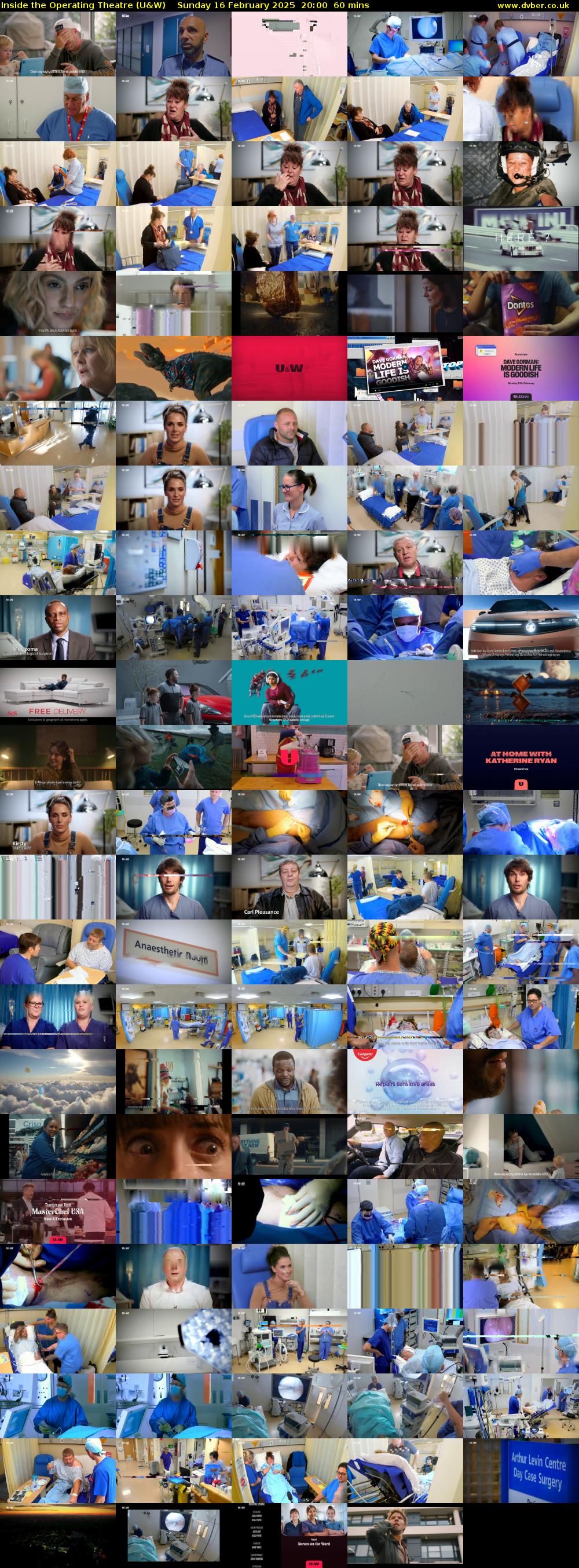 Inside the Operating Theatre (U&W) Sunday 16 February 2025 20:00 - 21:00