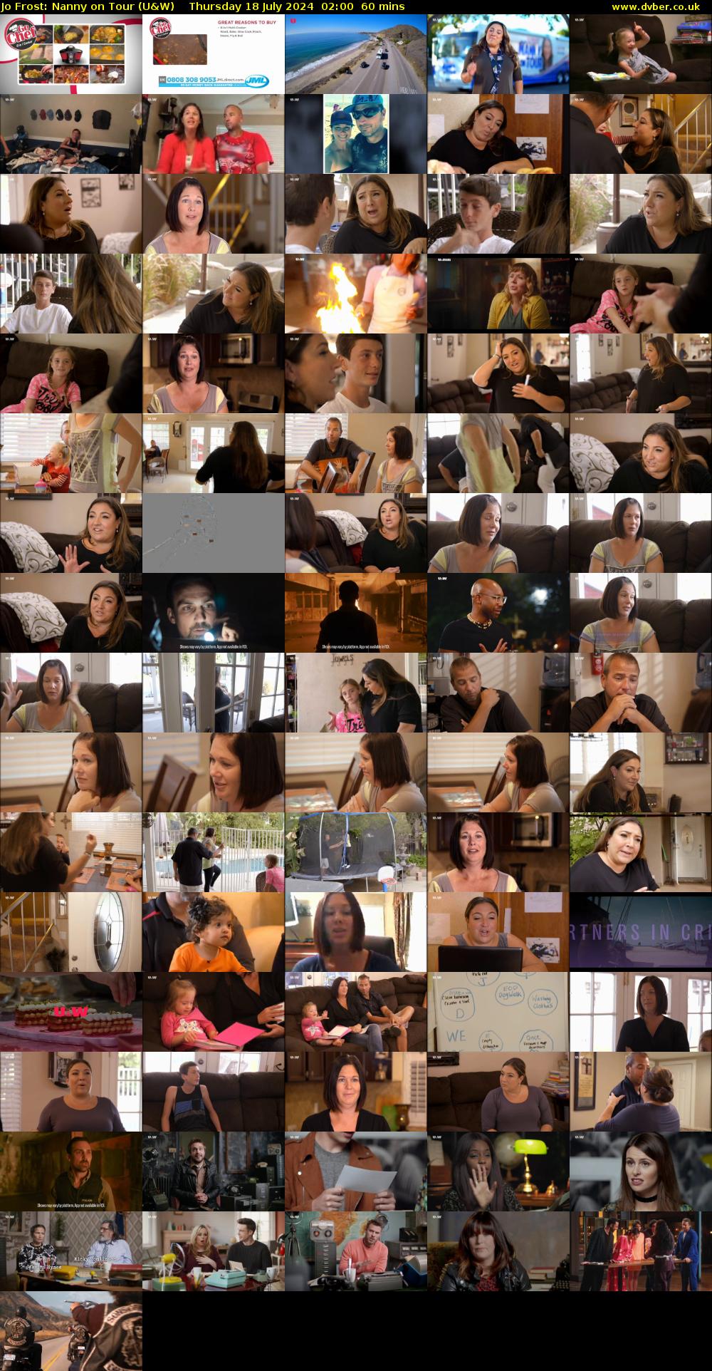 Jo Frost: Nanny on Tour (U&W) Thursday 18 July 2024 02:00 - 03:00