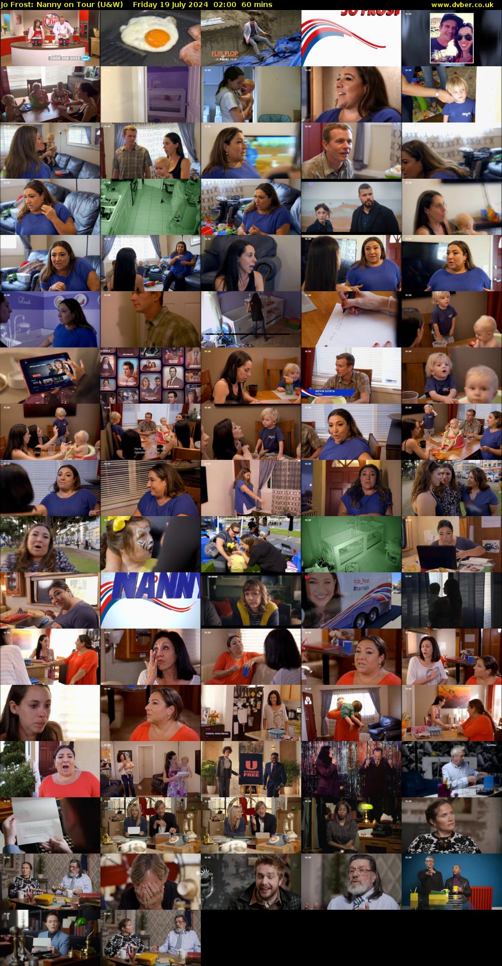 Jo Frost: Nanny on Tour (U&W) Friday 19 July 2024 02:00 - 03:00