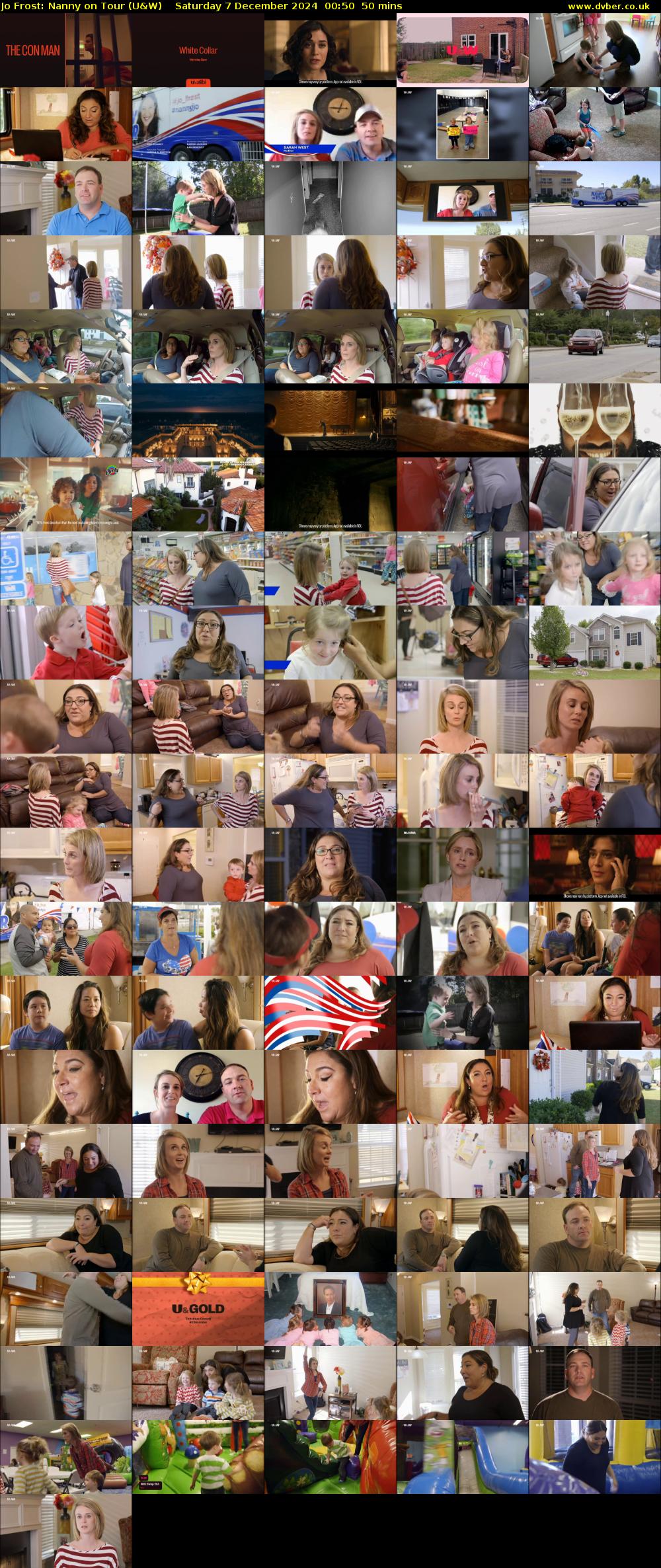Jo Frost: Nanny on Tour (U&W) Saturday 7 December 2024 00:50 - 01:40