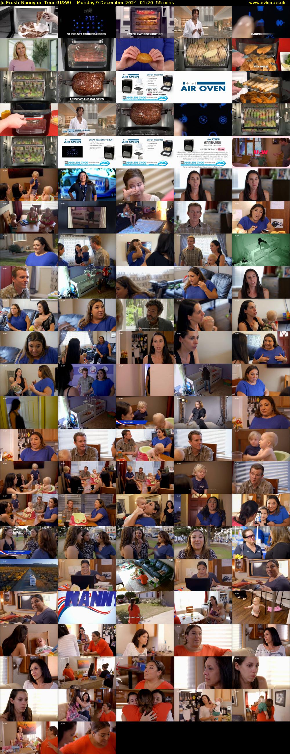 Jo Frost: Nanny on Tour (U&W) Monday 9 December 2024 01:20 - 02:15