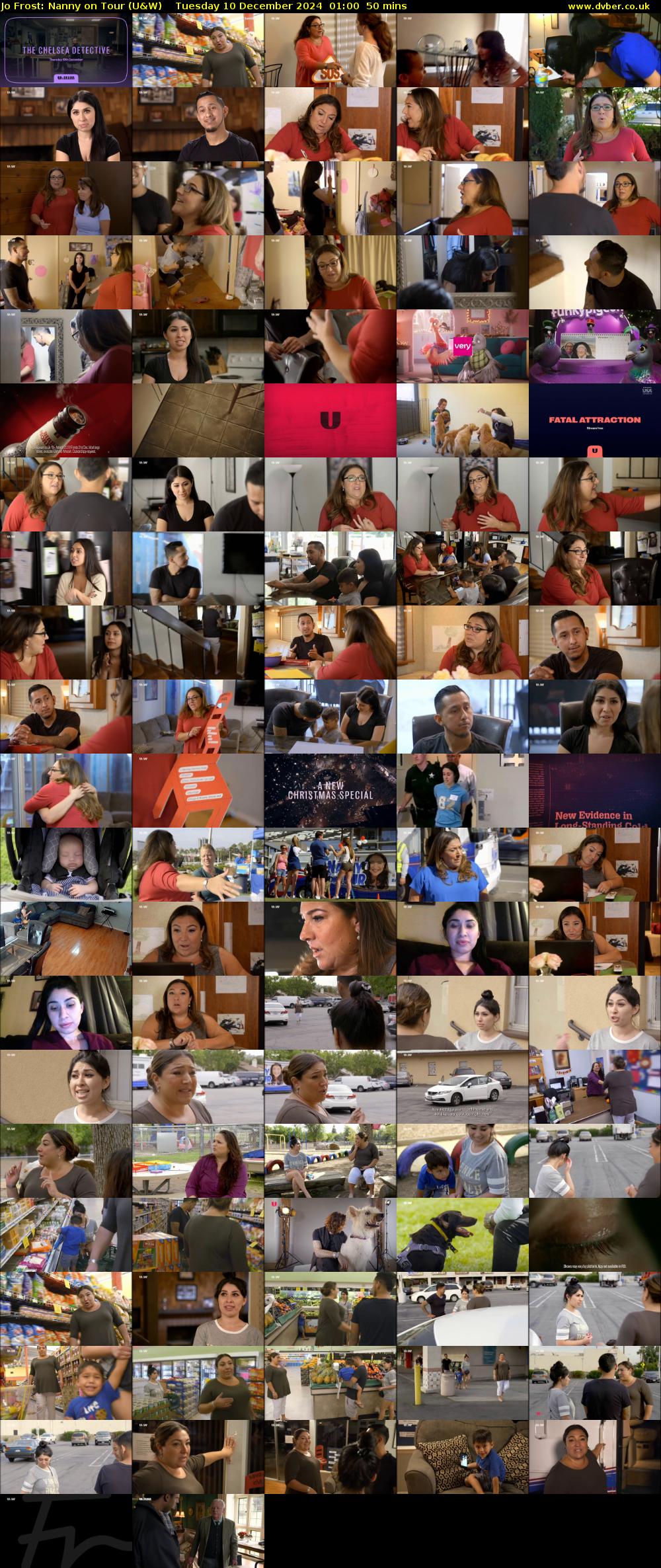 Jo Frost: Nanny on Tour (U&W) Tuesday 10 December 2024 01:00 - 01:50