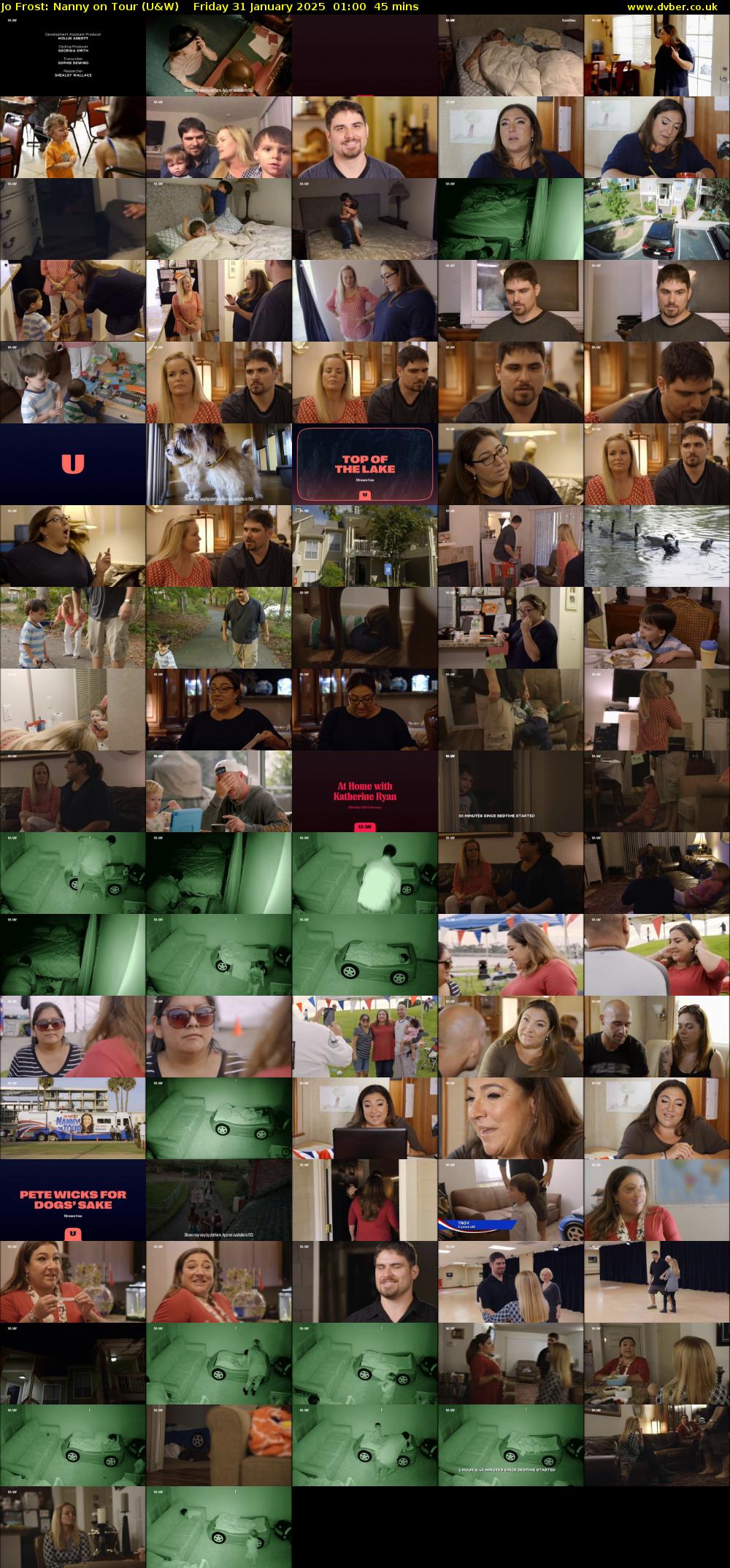 Jo Frost: Nanny on Tour (U&W) Friday 31 January 2025 01:00 - 01:45