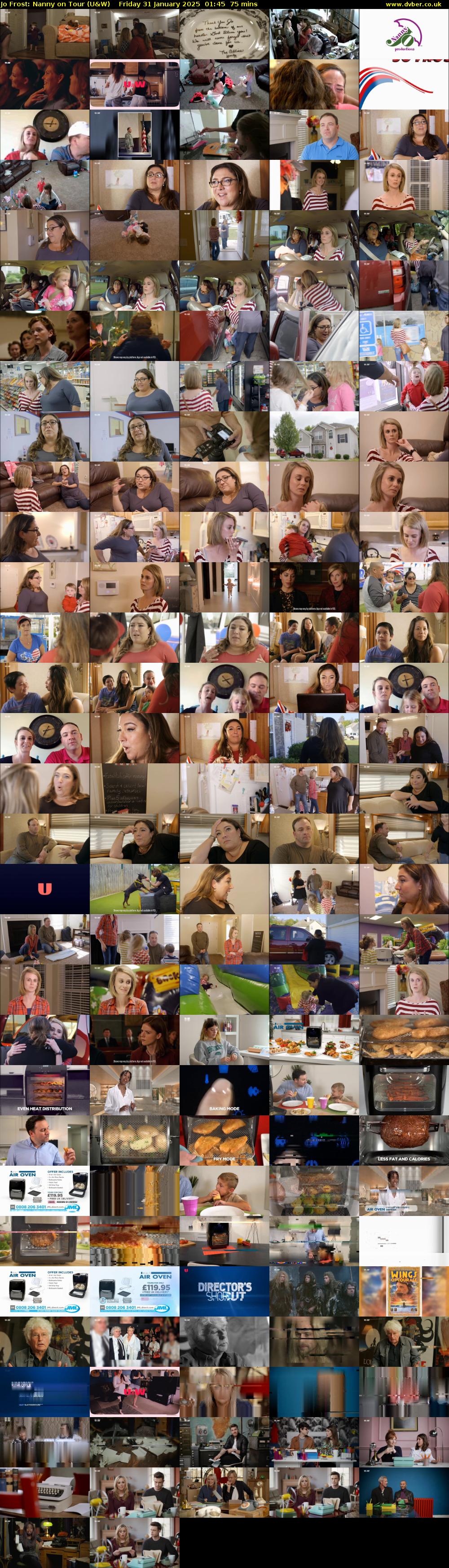 Jo Frost: Nanny on Tour (U&W) Friday 31 January 2025 01:45 - 03:00