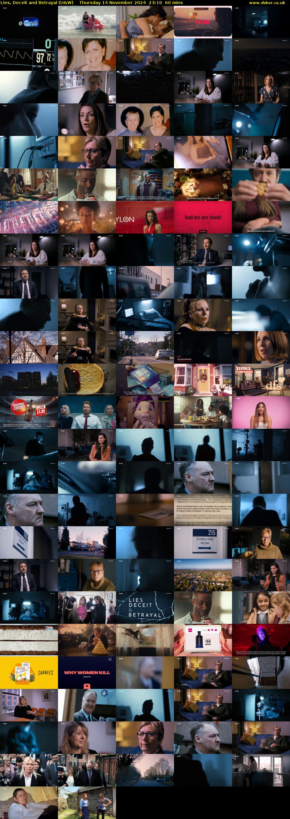 Lies, Deceit and Betrayal (U&W) Thursday 14 November 2024 23:10 - 00:10