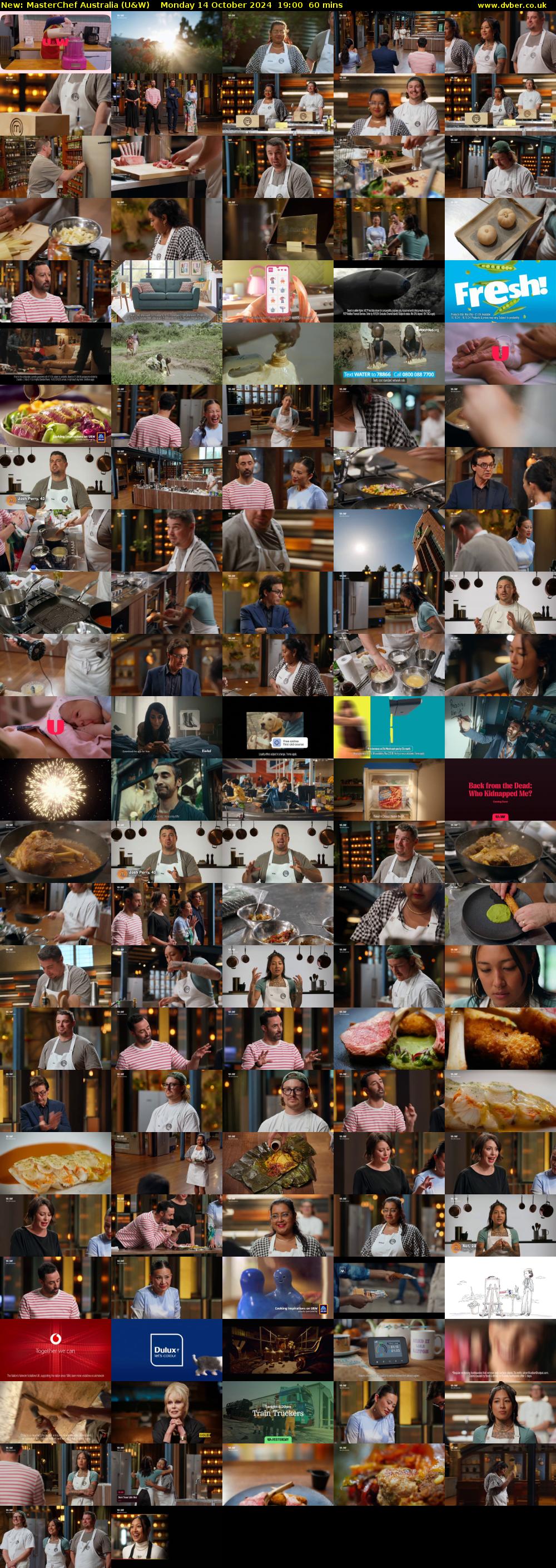 MasterChef Australia (U&W) Monday 14 October 2024 19:00 - 20:00