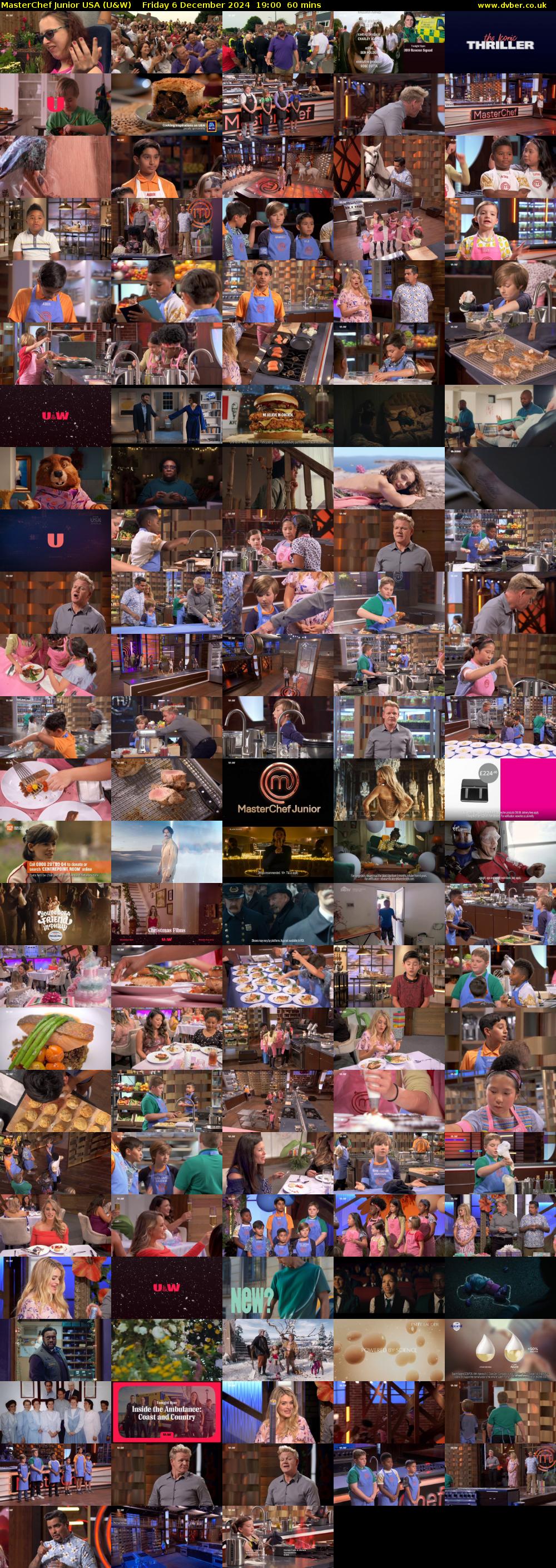 MasterChef Junior USA (U&W) Friday 6 December 2024 19:00 - 20:00