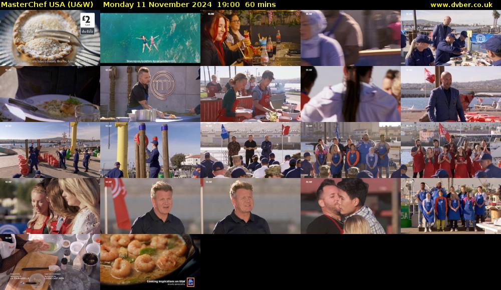 MasterChef USA (U&W) Monday 11 November 2024 19:00 - 20:00