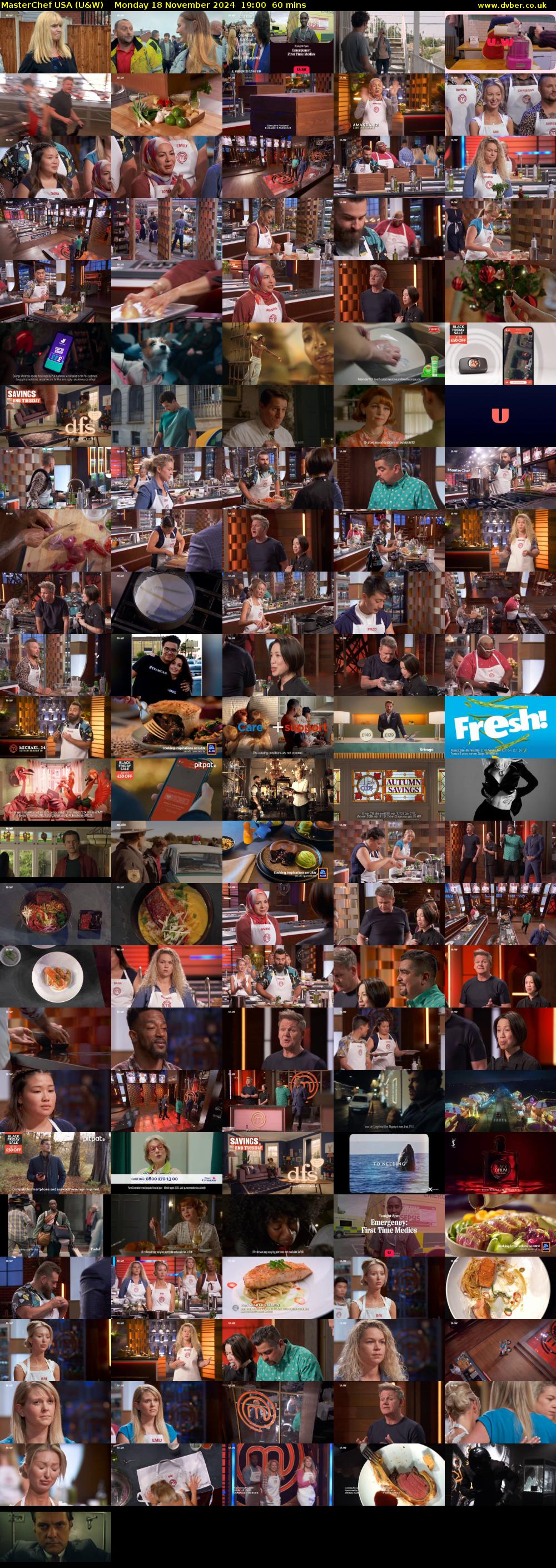 MasterChef USA (U&W) Monday 18 November 2024 19:00 - 20:00