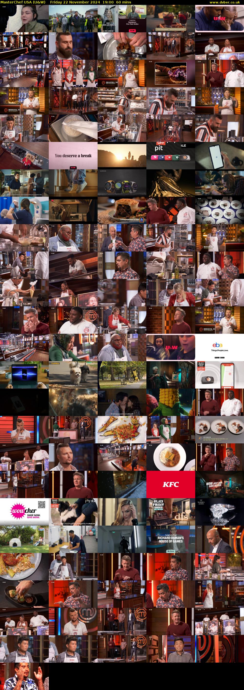 MasterChef USA (U&W) Friday 22 November 2024 19:00 - 20:00