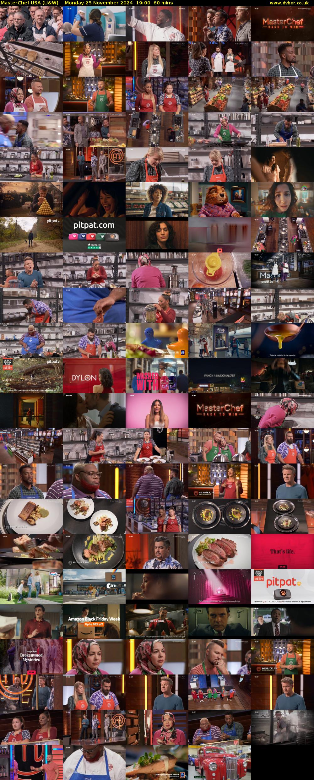 MasterChef USA (U&W) Monday 25 November 2024 19:00 - 20:00