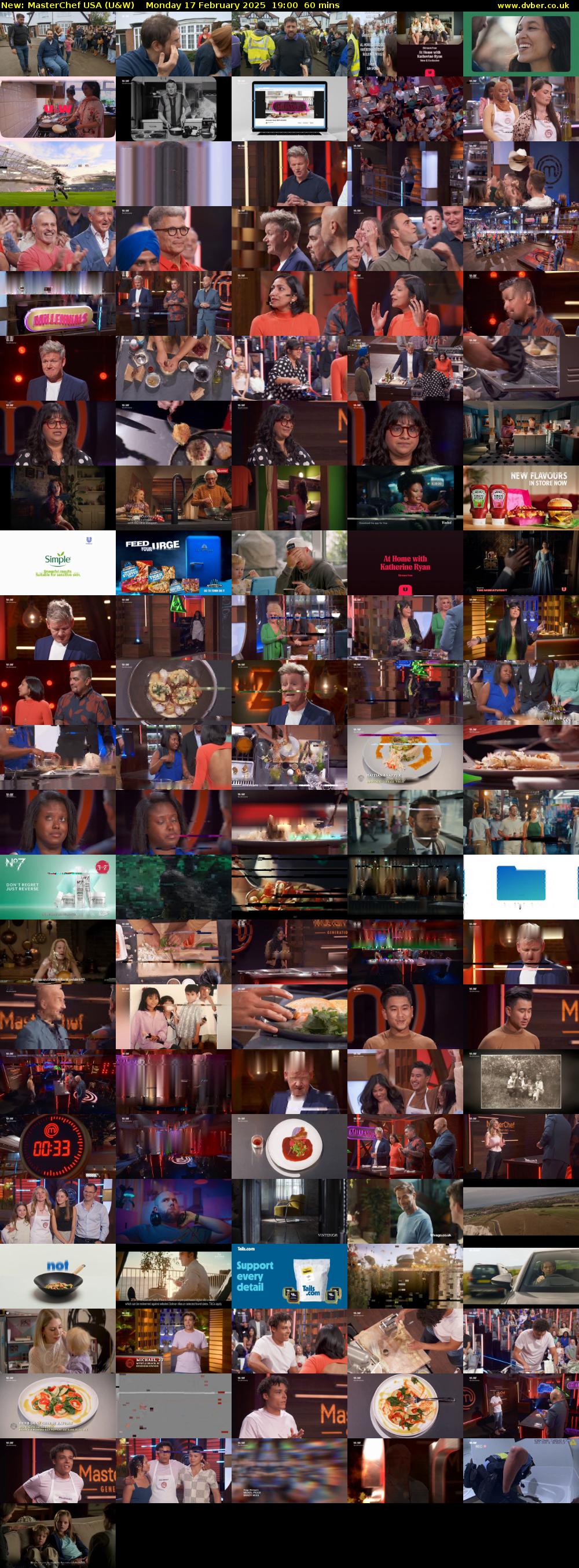 MasterChef USA (U&W) Monday 17 February 2025 19:00 - 20:00