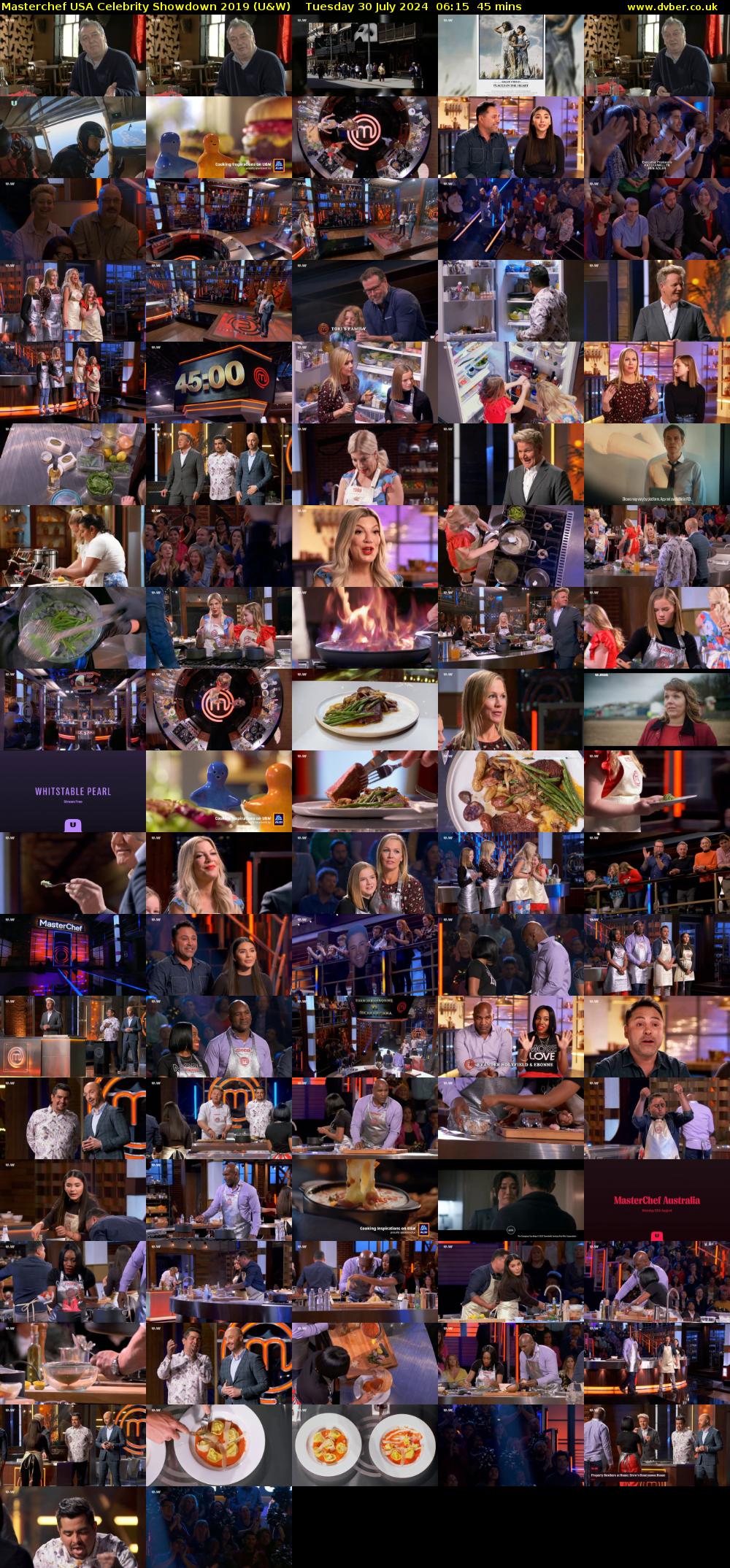 Masterchef USA Celebrity Showdown 2019 (U&W) Tuesday 30 July 2024 06:15 - 07:00