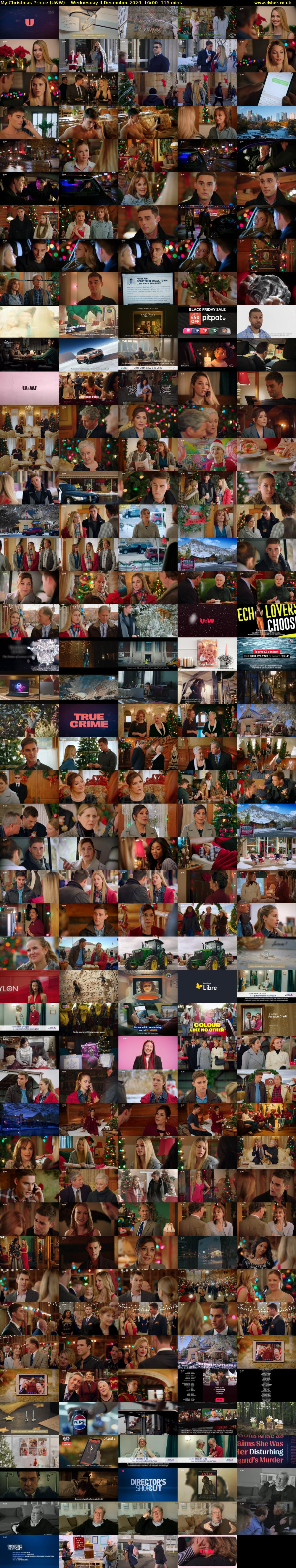 My Christmas Prince (U&W) Wednesday 4 December 2024 16:00 - 17:55