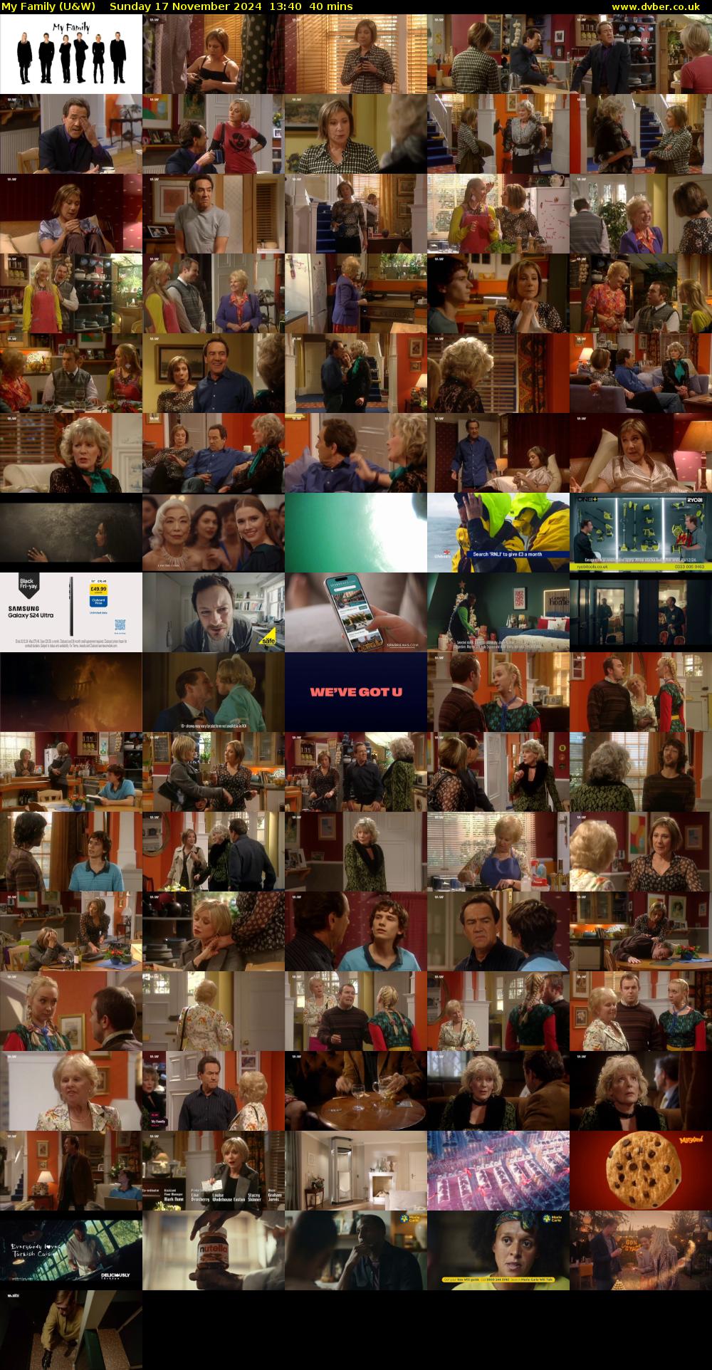 My Family (U&W) Sunday 17 November 2024 13:40 - 14:20