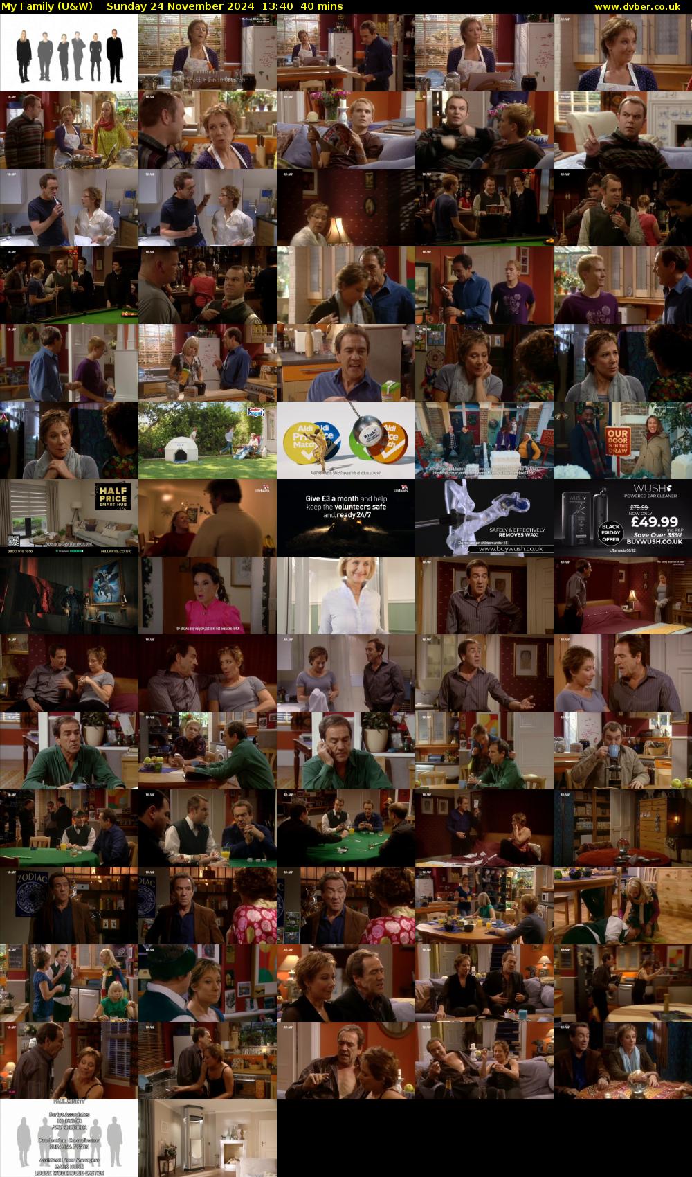 My Family (U&W) Sunday 24 November 2024 13:40 - 14:20