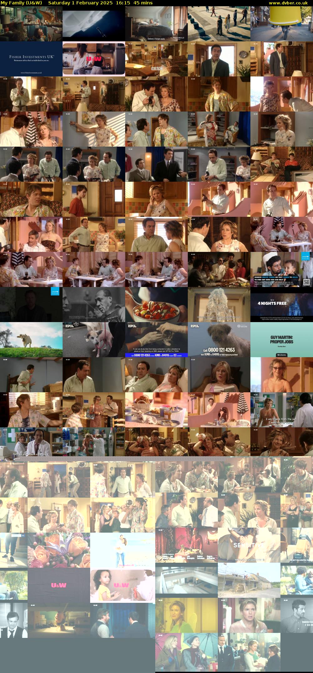 My Family (U&W) Saturday 1 February 2025 16:15 - 17:00