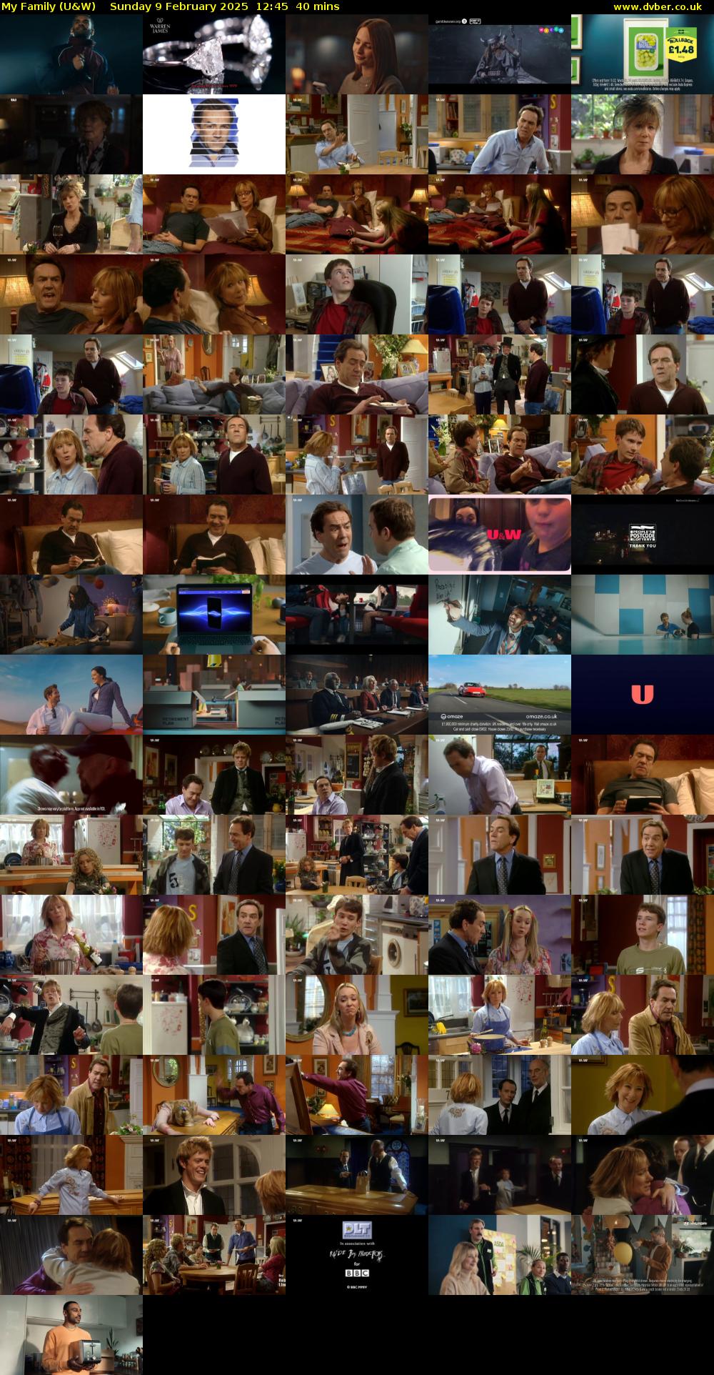 My Family (U&W) Sunday 9 February 2025 12:45 - 13:25
