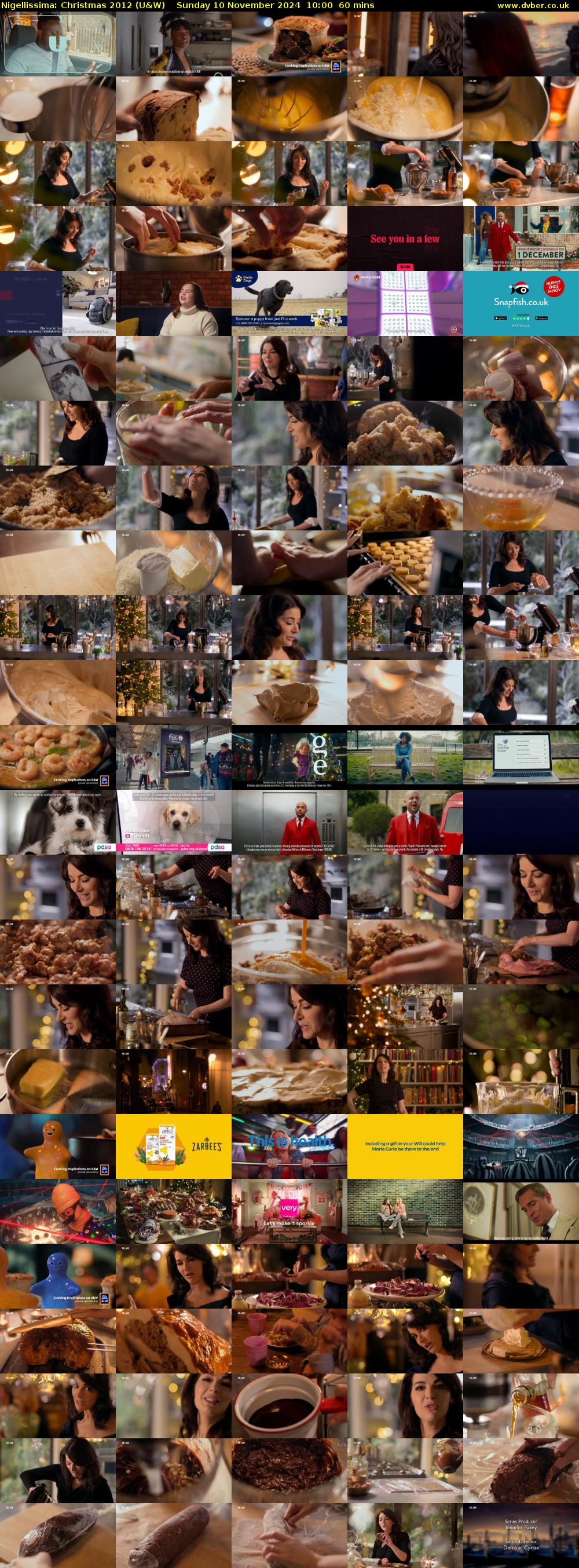 Nigellissima: Christmas 2012 (U&W) Sunday 10 November 2024 10:00 - 11:00