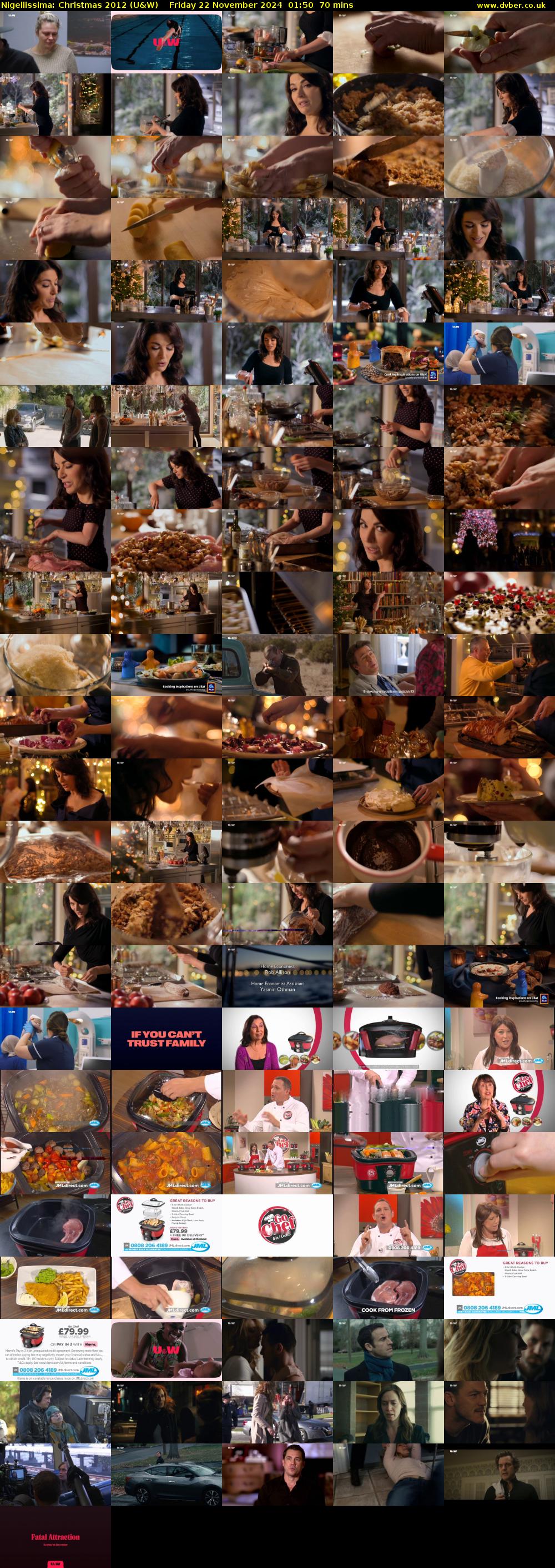 Nigellissima: Christmas 2012 (U&W) Friday 22 November 2024 01:50 - 03:00