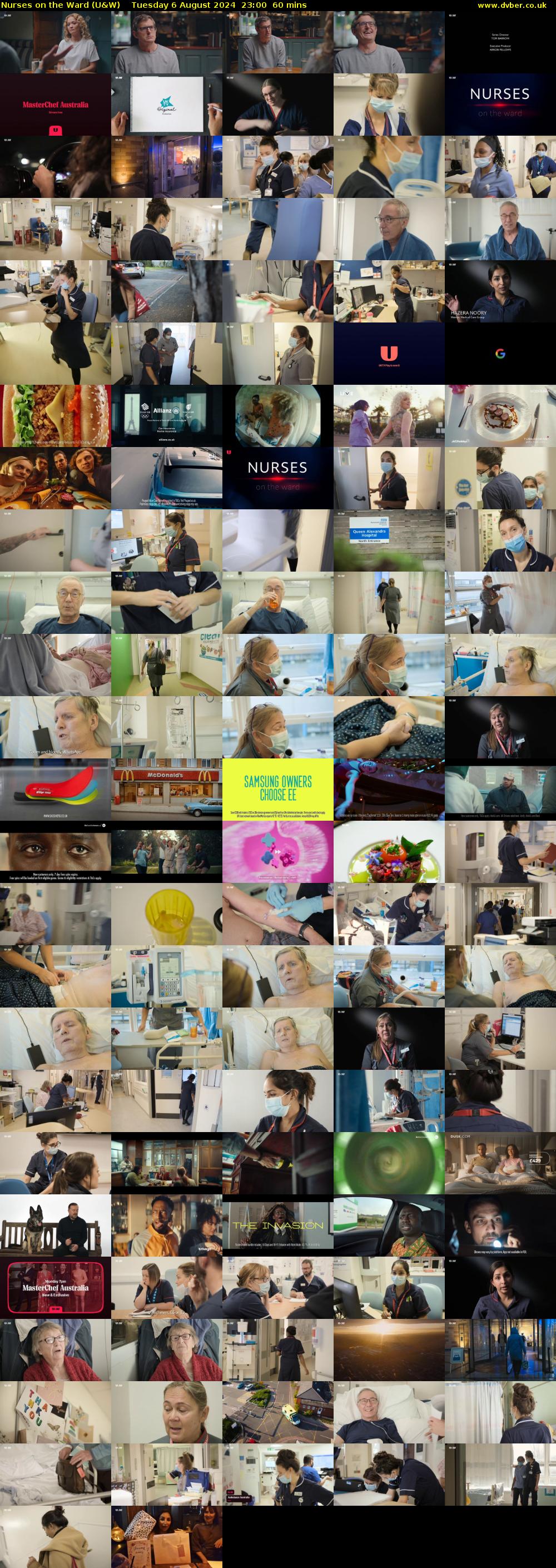Nurses on the Ward (U&W) Tuesday 6 August 2024 23:00 - 00:00