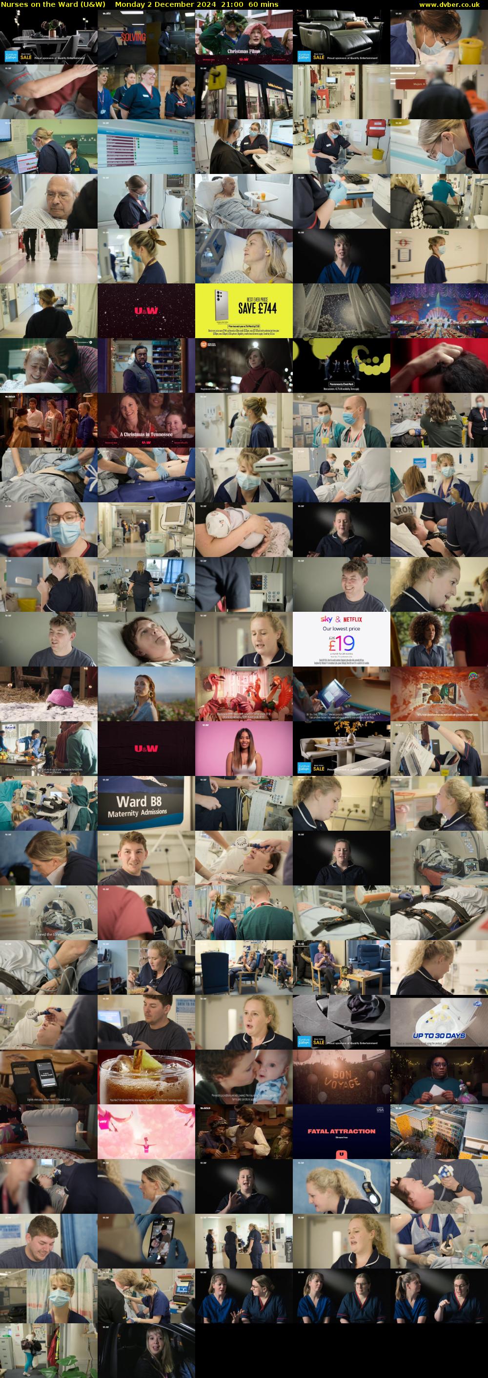 Nurses on the Ward (U&W) Monday 2 December 2024 21:00 - 22:00