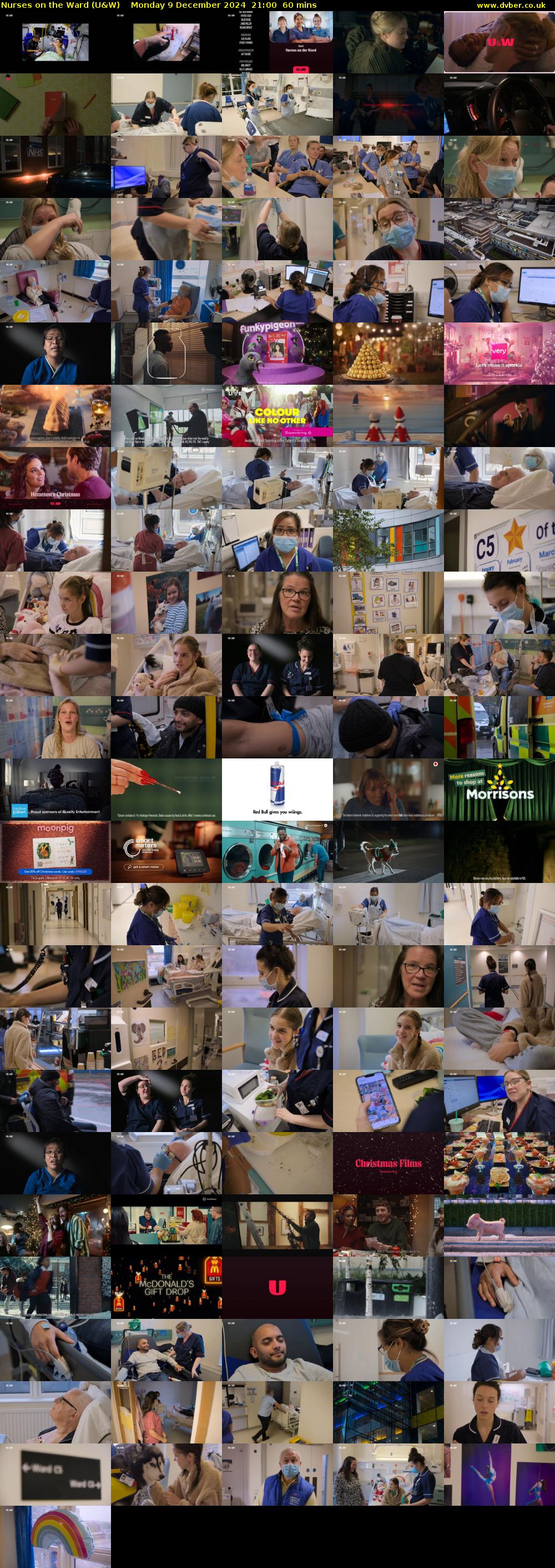Nurses on the Ward (U&W) Monday 9 December 2024 21:00 - 22:00