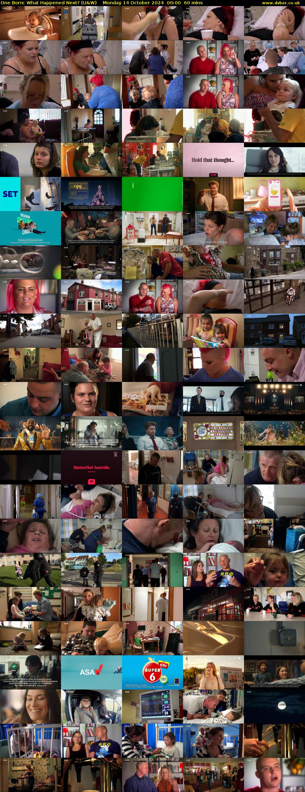 One Born: What Happened Next? (U&W) Monday 14 October 2024 00:00 - 01:00